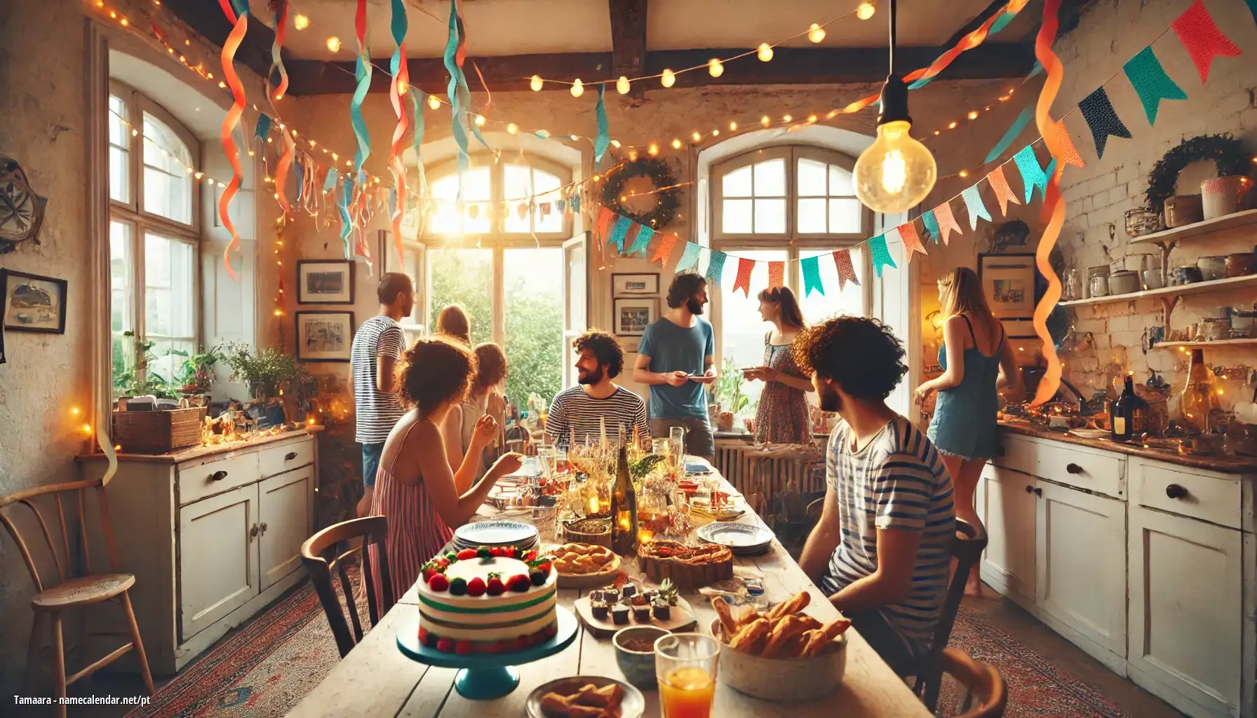 Celebração do dia do nome e nome - Tamaara