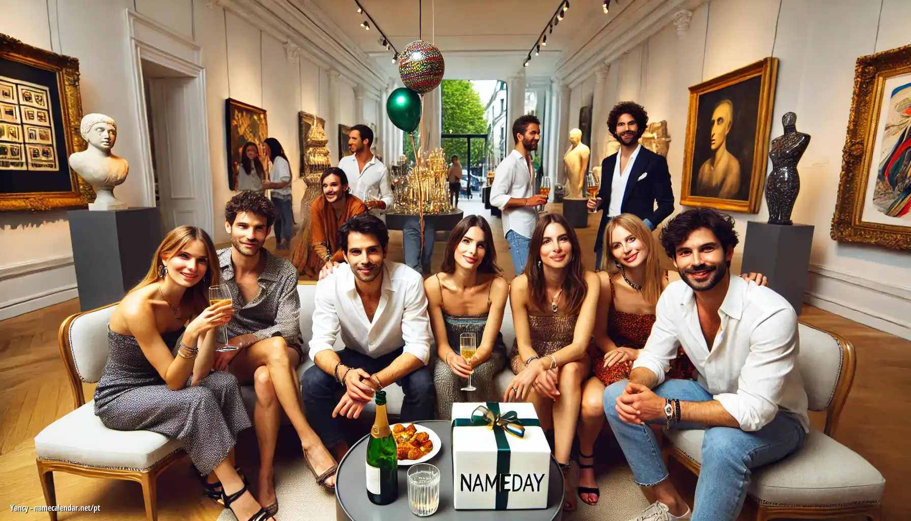 Celebração do dia do nome e nome - Yancy