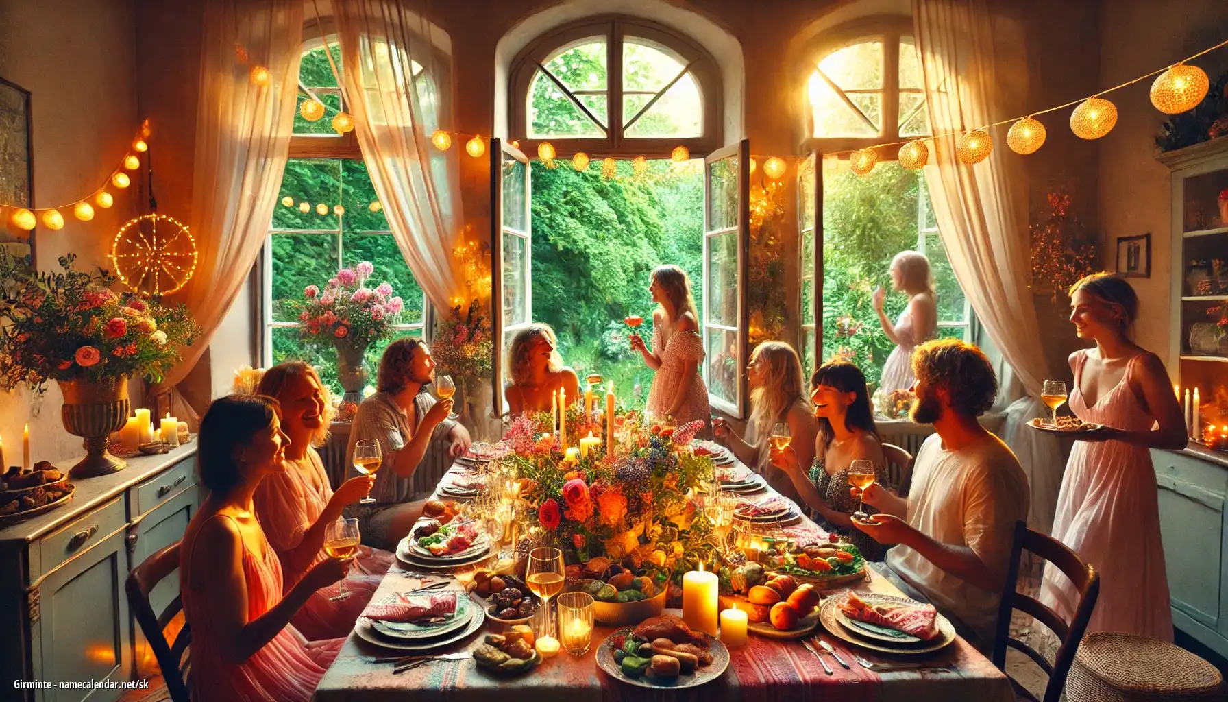 Oslava menín a mien - Girminte