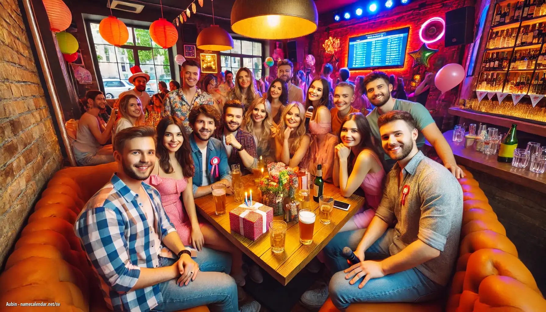 Firande av namnsdag och namn - Aubin