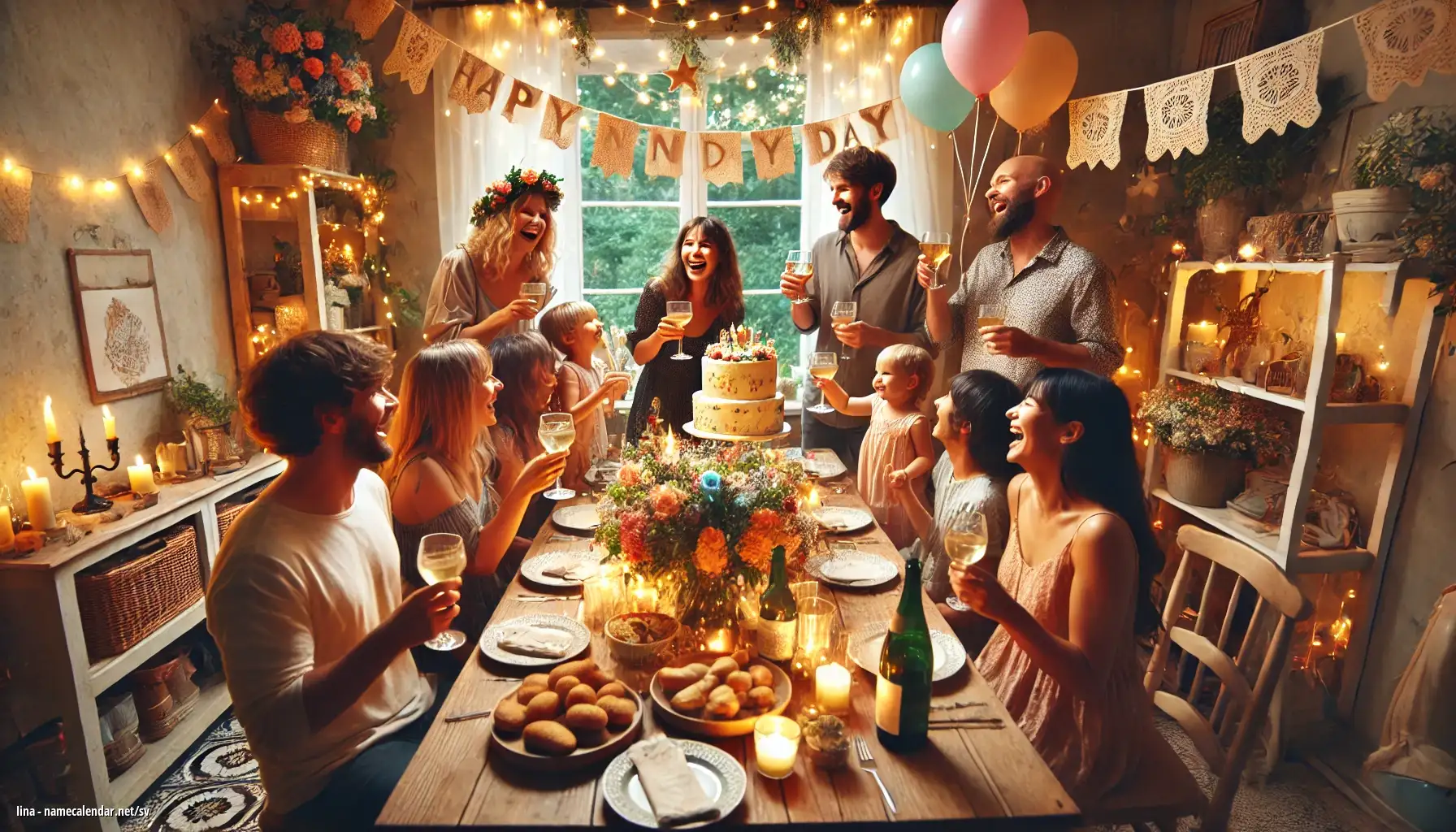 Firande av namnsdag och namn - Iina