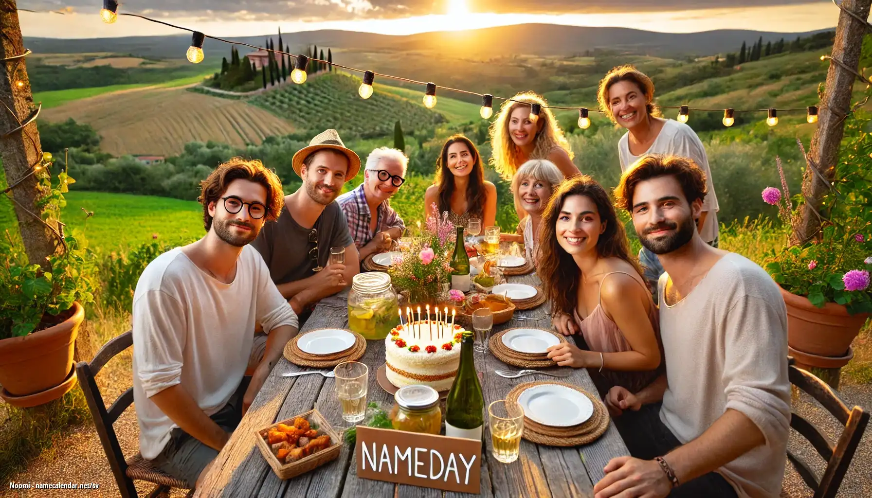 Firande av namnsdag och namn - Noomi