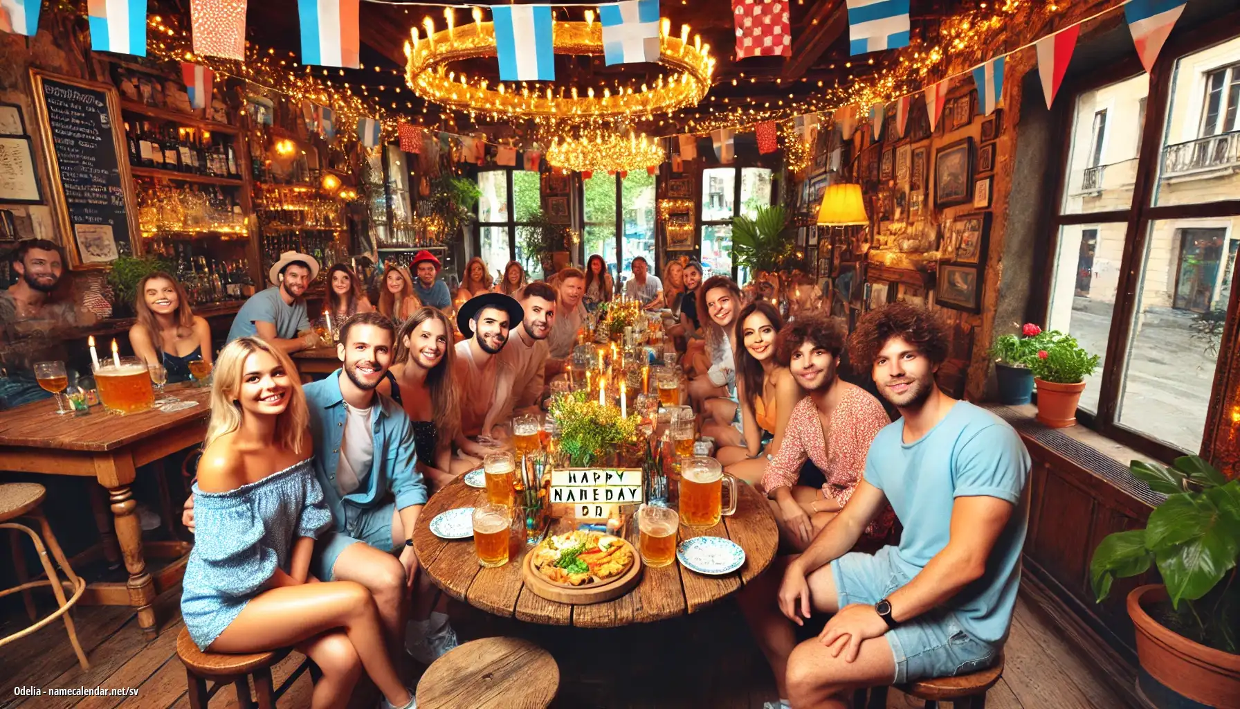 Firande av namnsdag och namn - Odelia