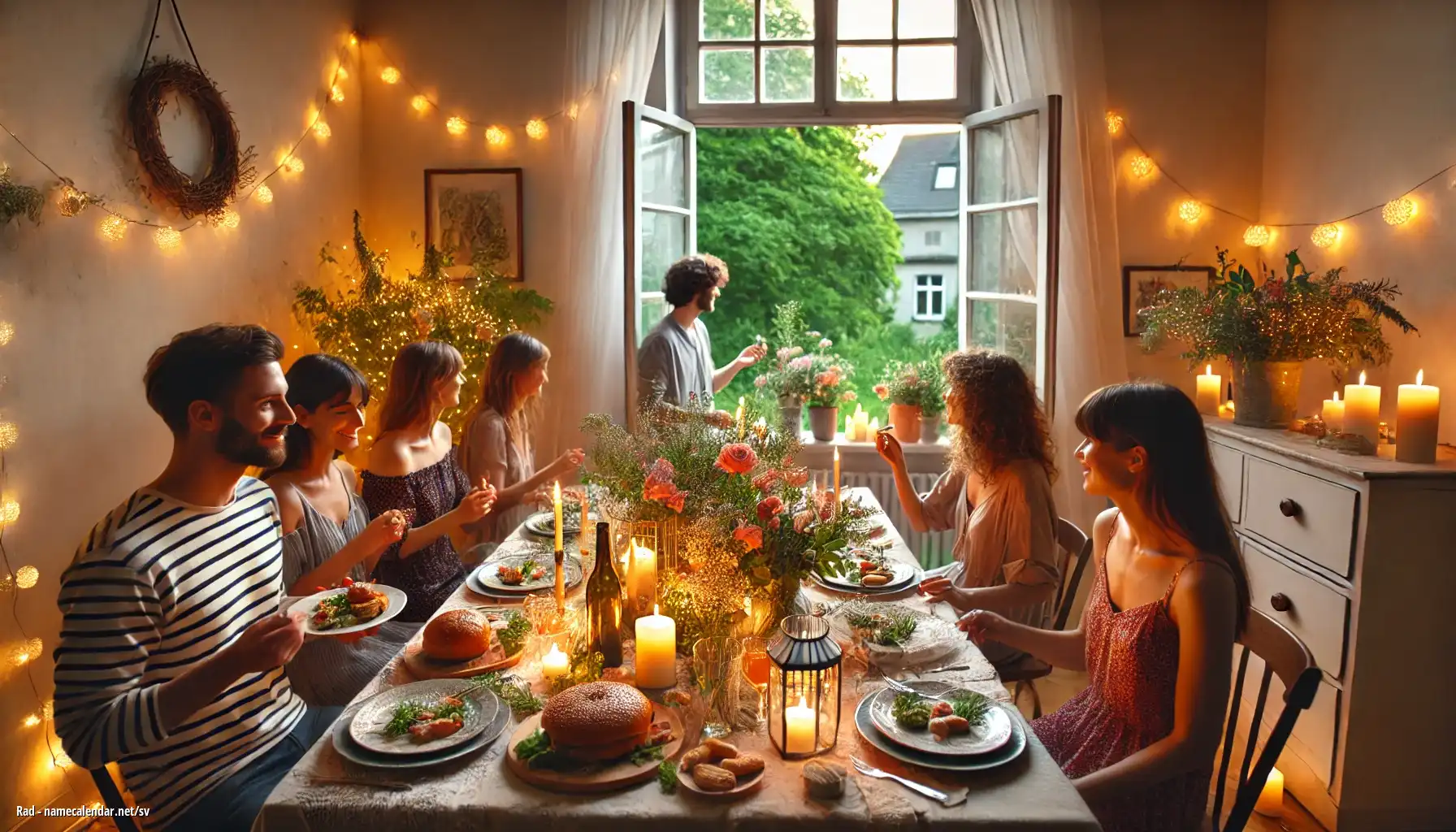 Firande av namnsdag och namn - Rad