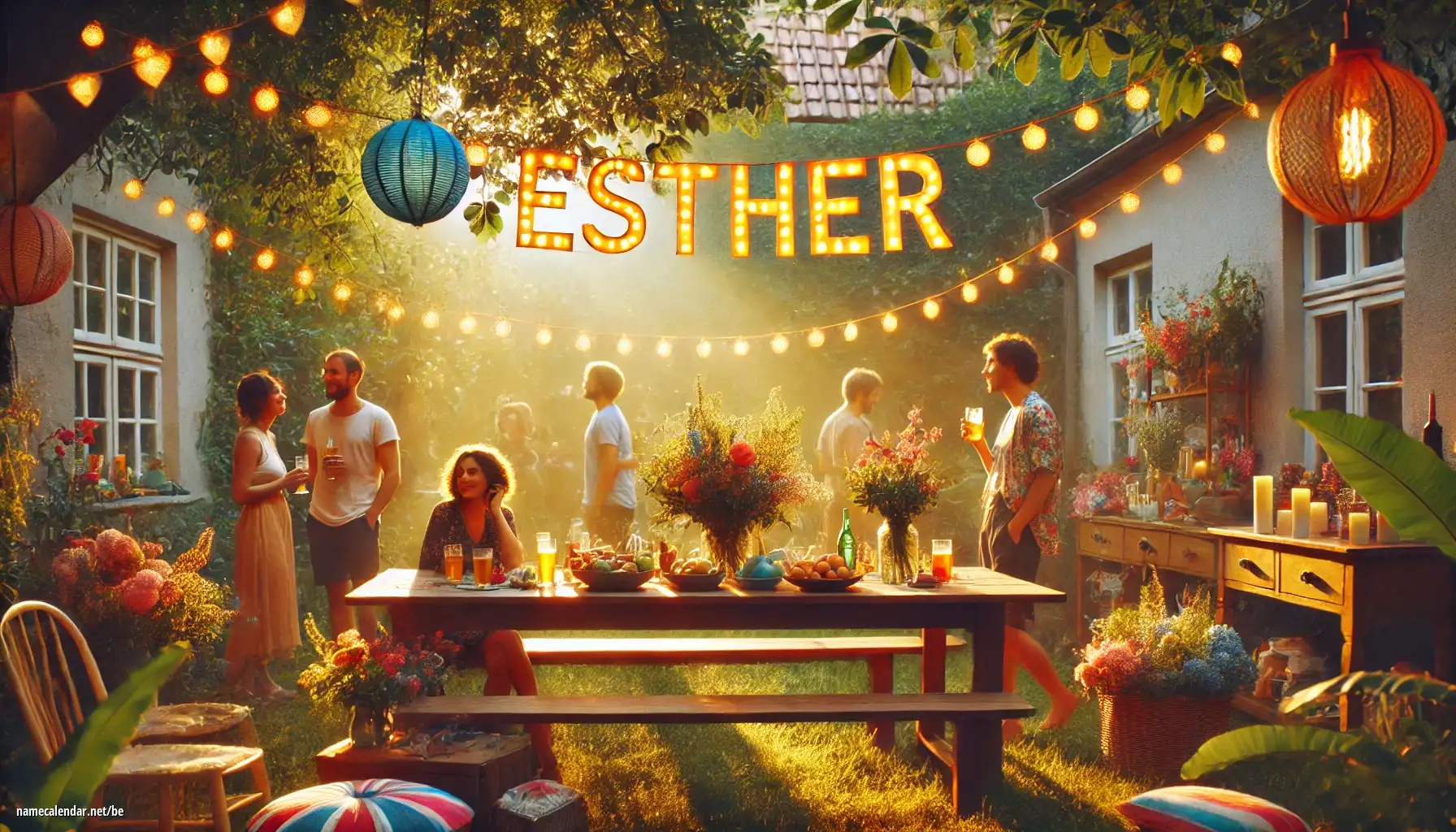 Святкаванне імянін і імянін - Esther