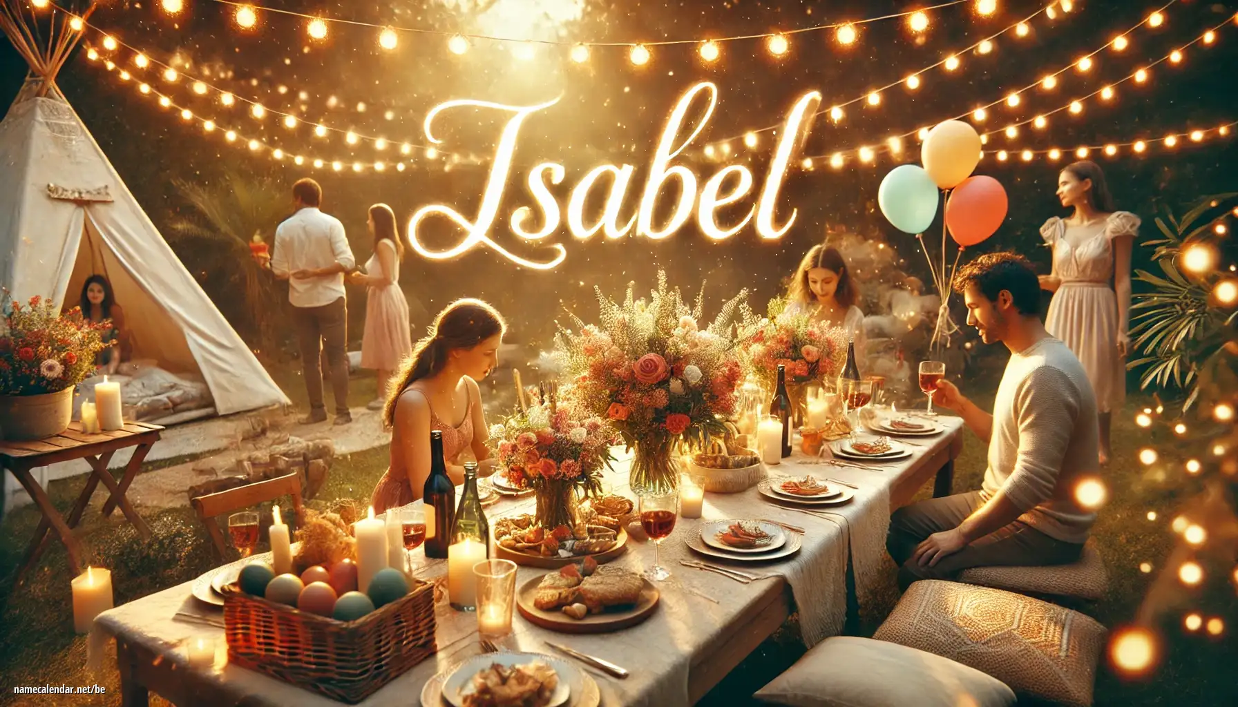 Святкаванне імянін і імянін - Isabel