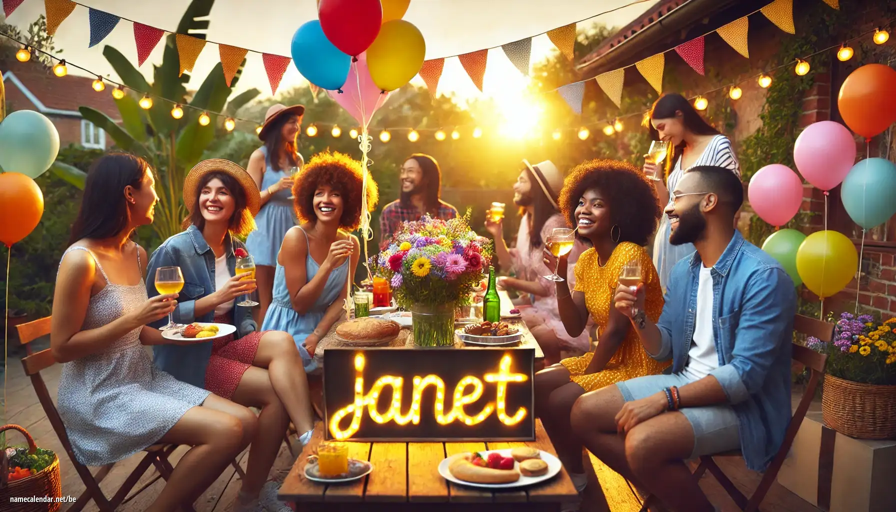 Святкаванне імянін і імянін - Janet