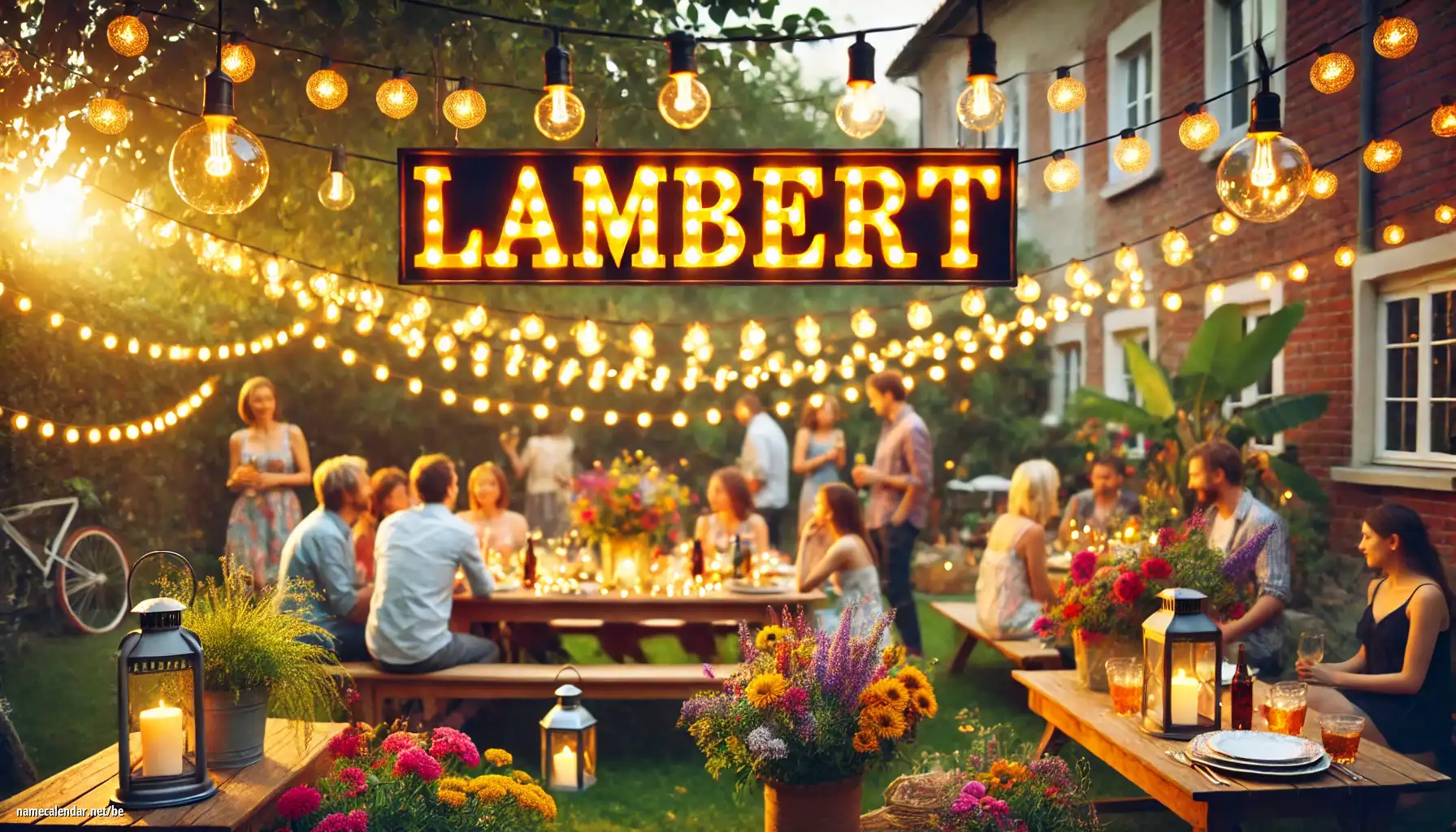 Святкаванне імянін і імянін - Lambert