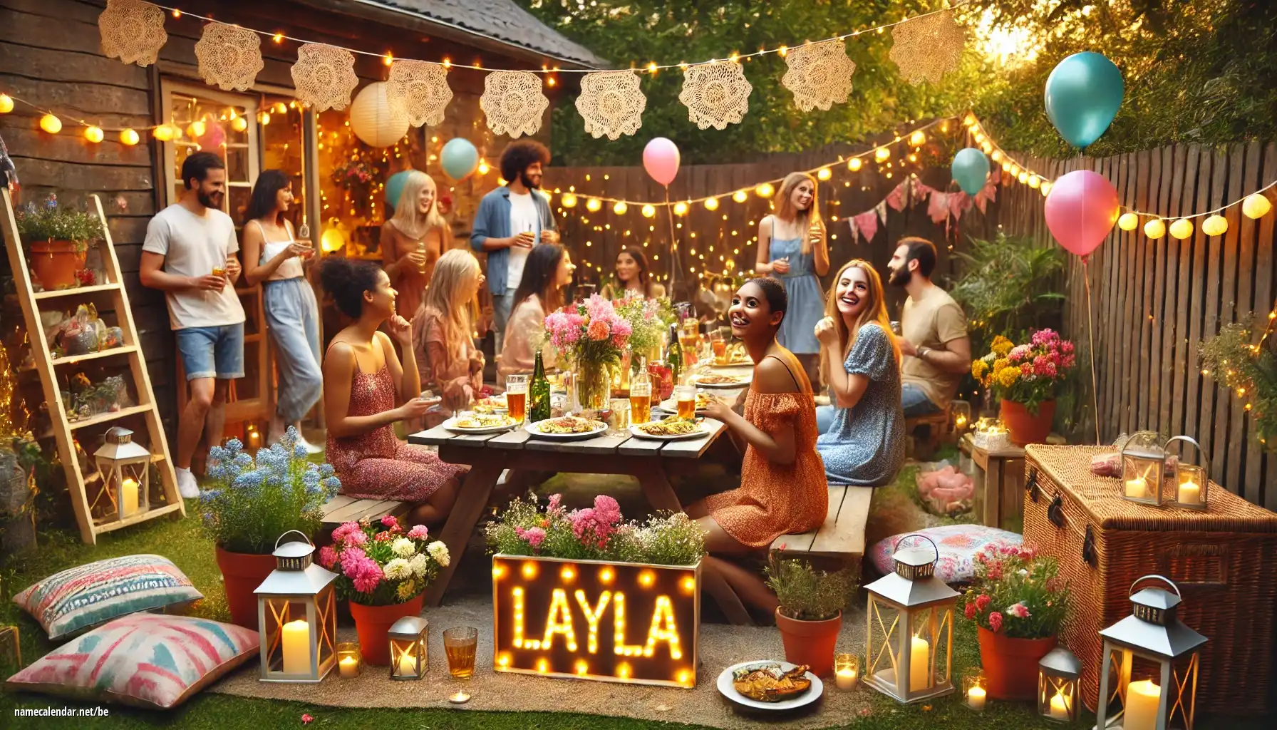 Святкаванне імянін і імянін - Layla