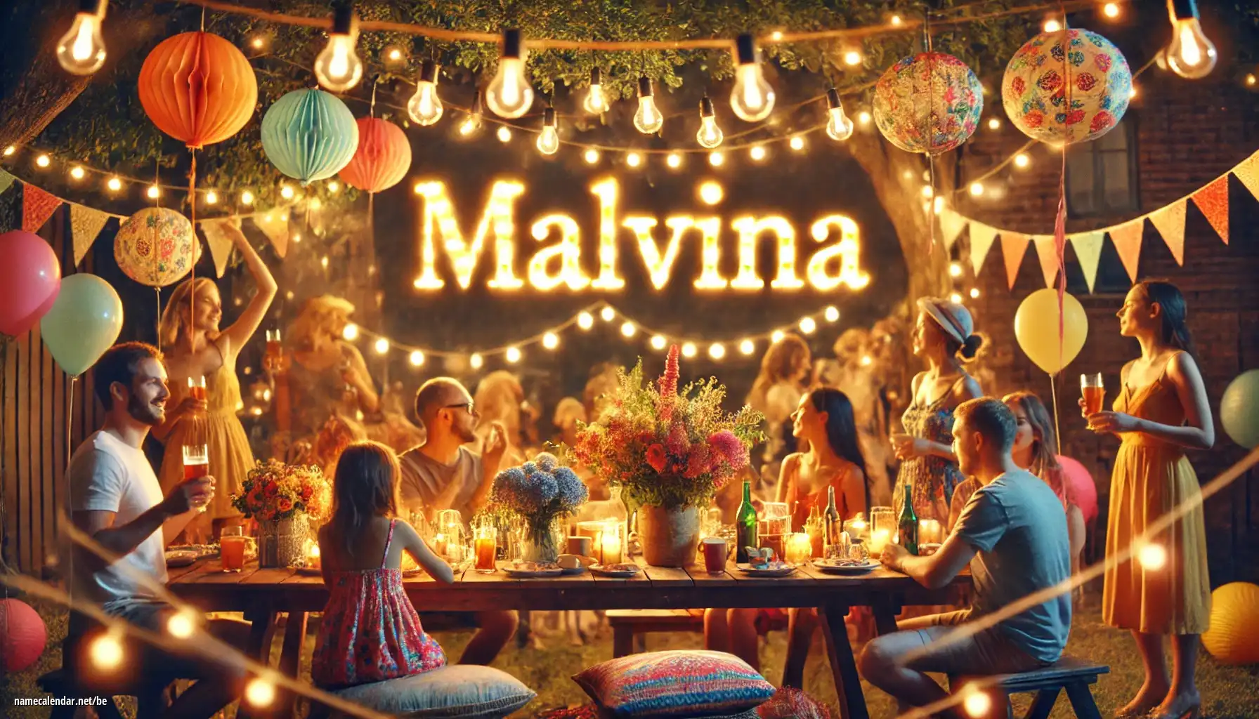 Святкаванне імянін і імянін - Malvína