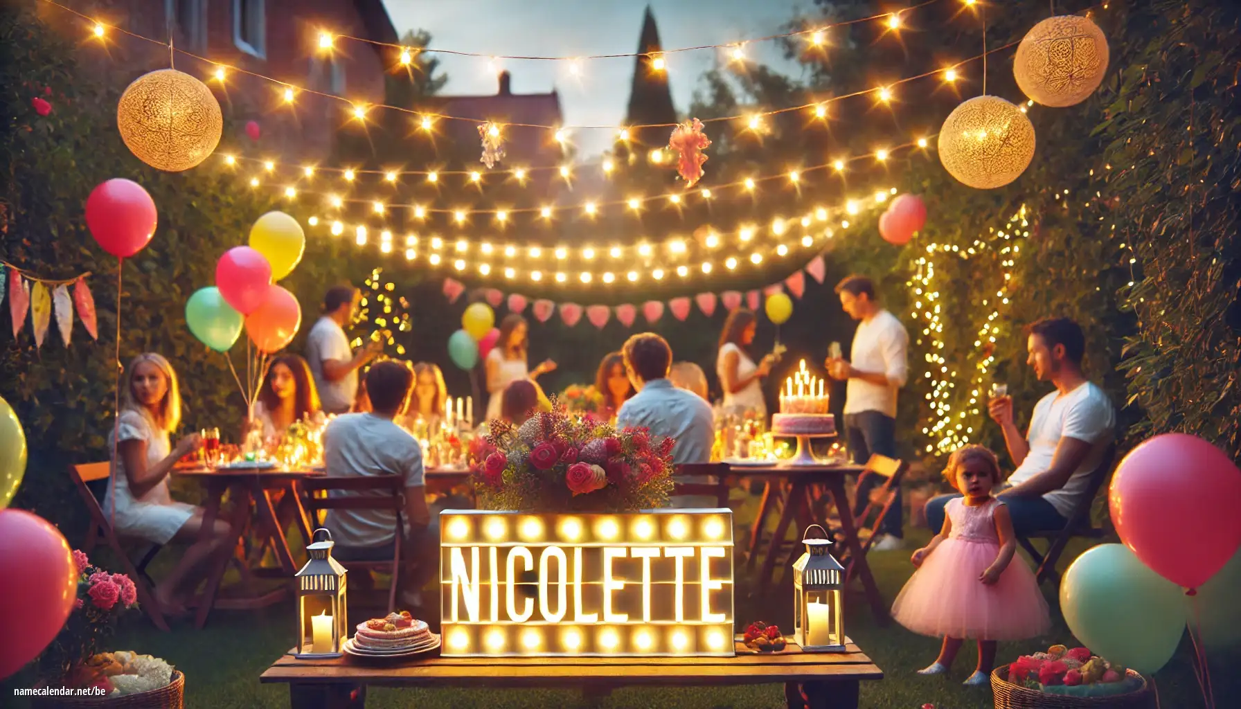 Святкаванне імянін і імянін - Nicolette