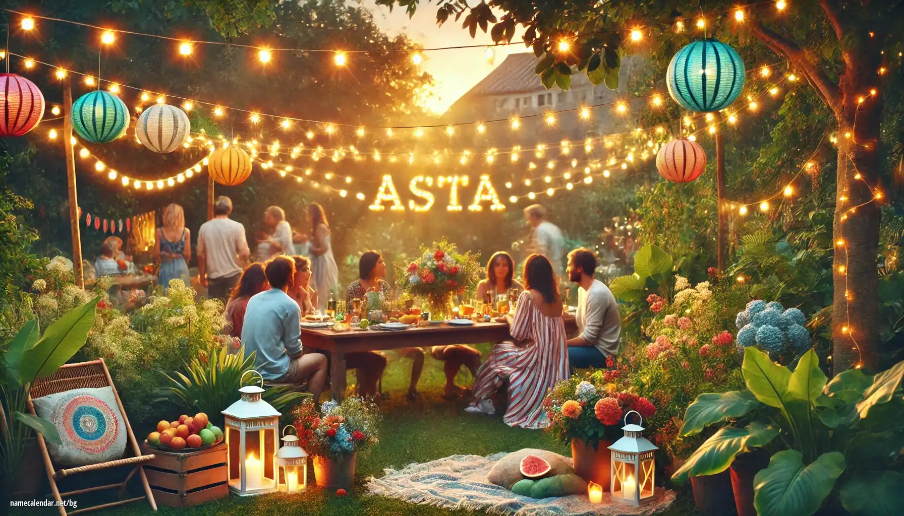 Празнуване на имен ден и име - Åsta