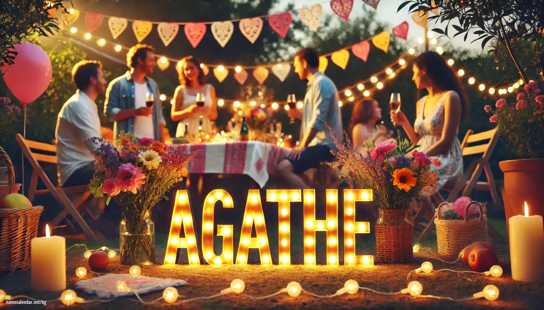 Празнуване на имен ден и име - Agathe