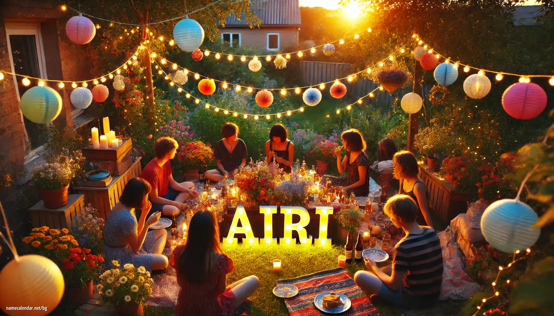 Празнуване на имен ден и име - Airi