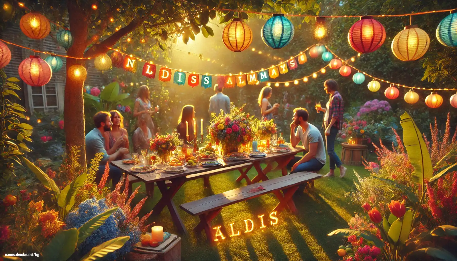 Празнуване на имен ден и име - Aldis