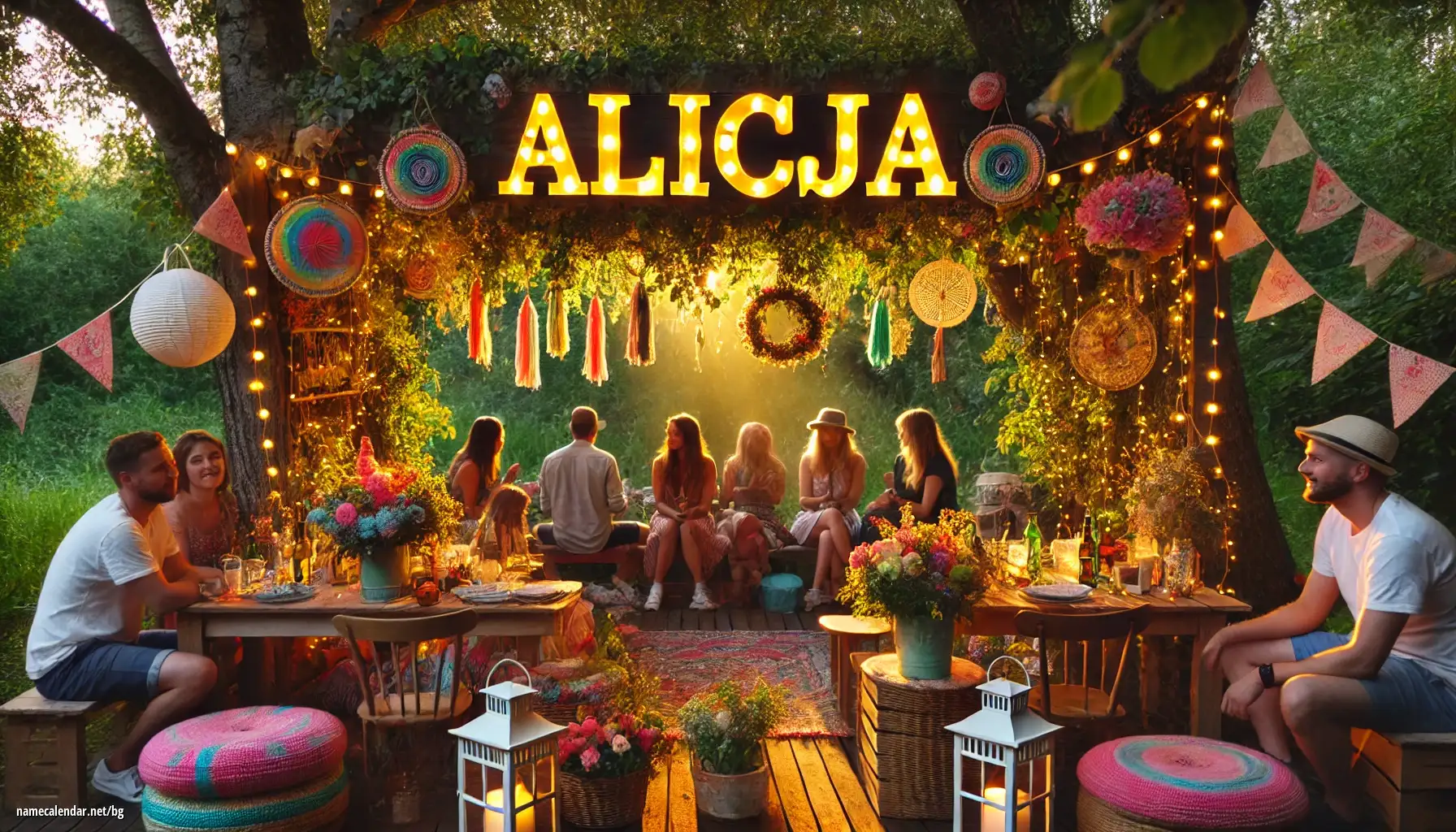 Празнуване на имен ден и име - Alicja