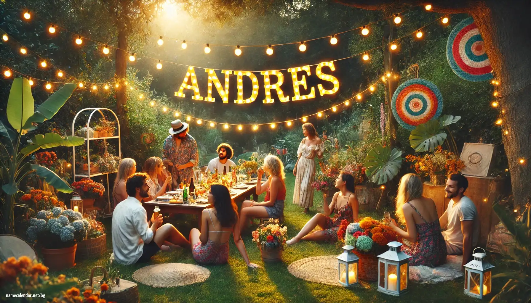 Празнуване на имен ден и име - Andrés