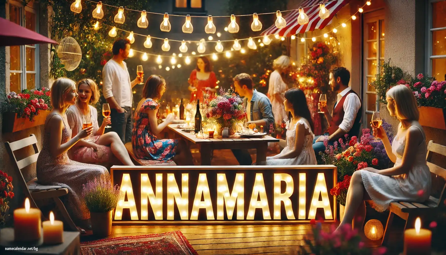 Празнуване на имен ден и име - Annamária