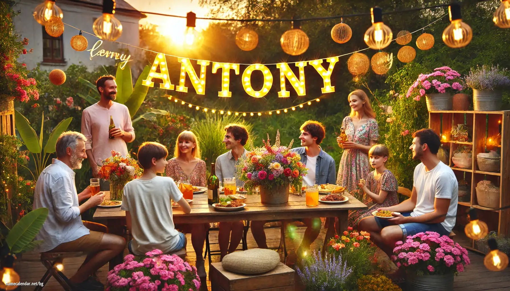 Празнуване на имен ден и име - Antony