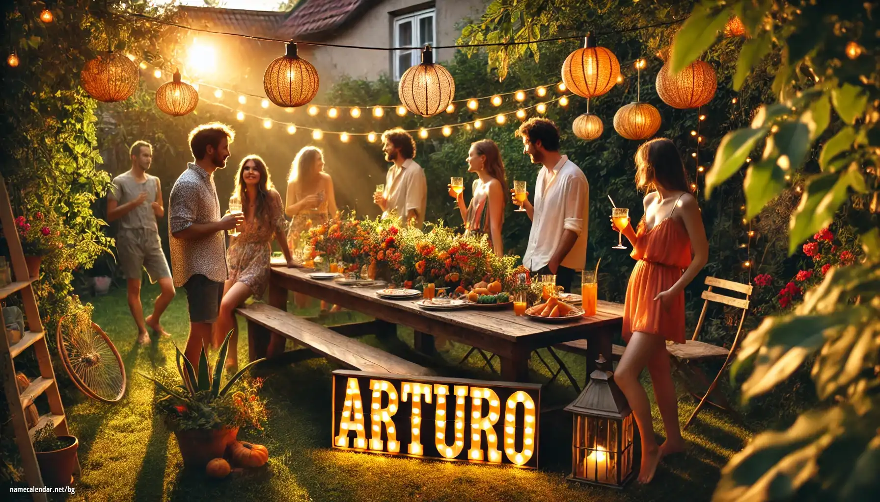 Празнуване на имен ден и име - Arturo