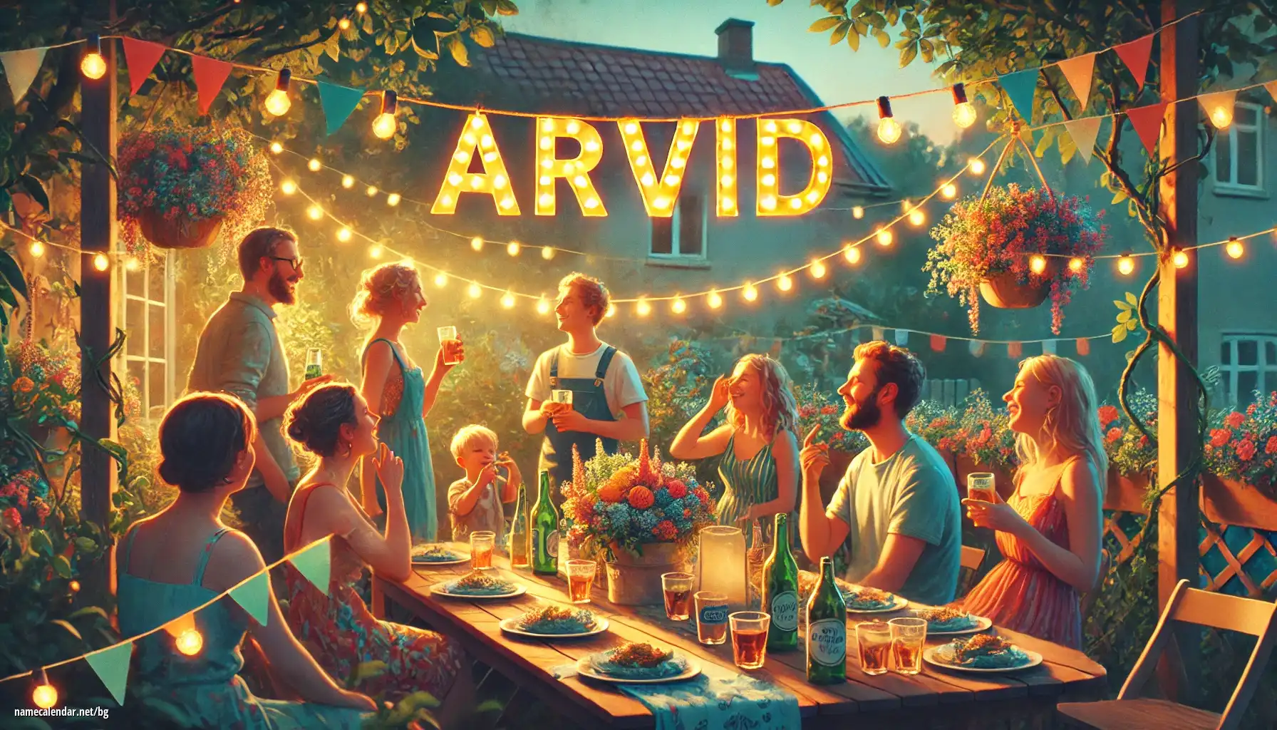 Празнуване на имен ден и име - Arvid