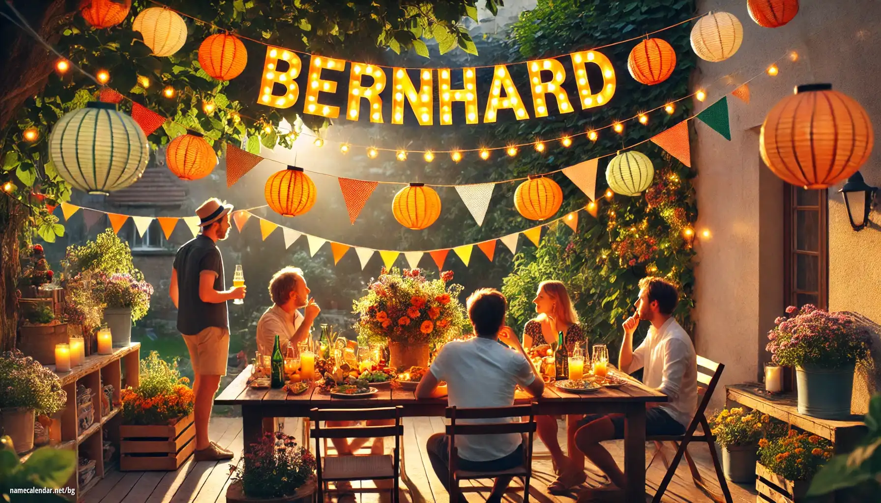 Празнуване на имен ден и име - Bernhard
