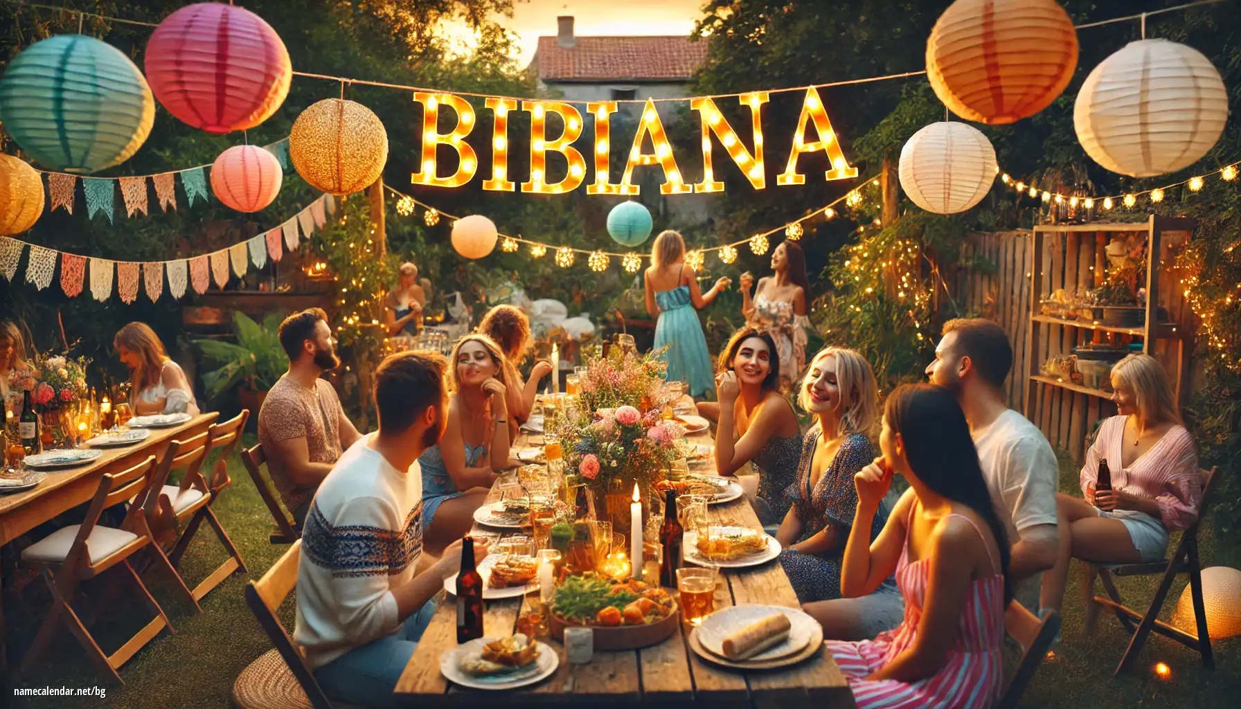 Празнуване на имен ден и име - Bibiána