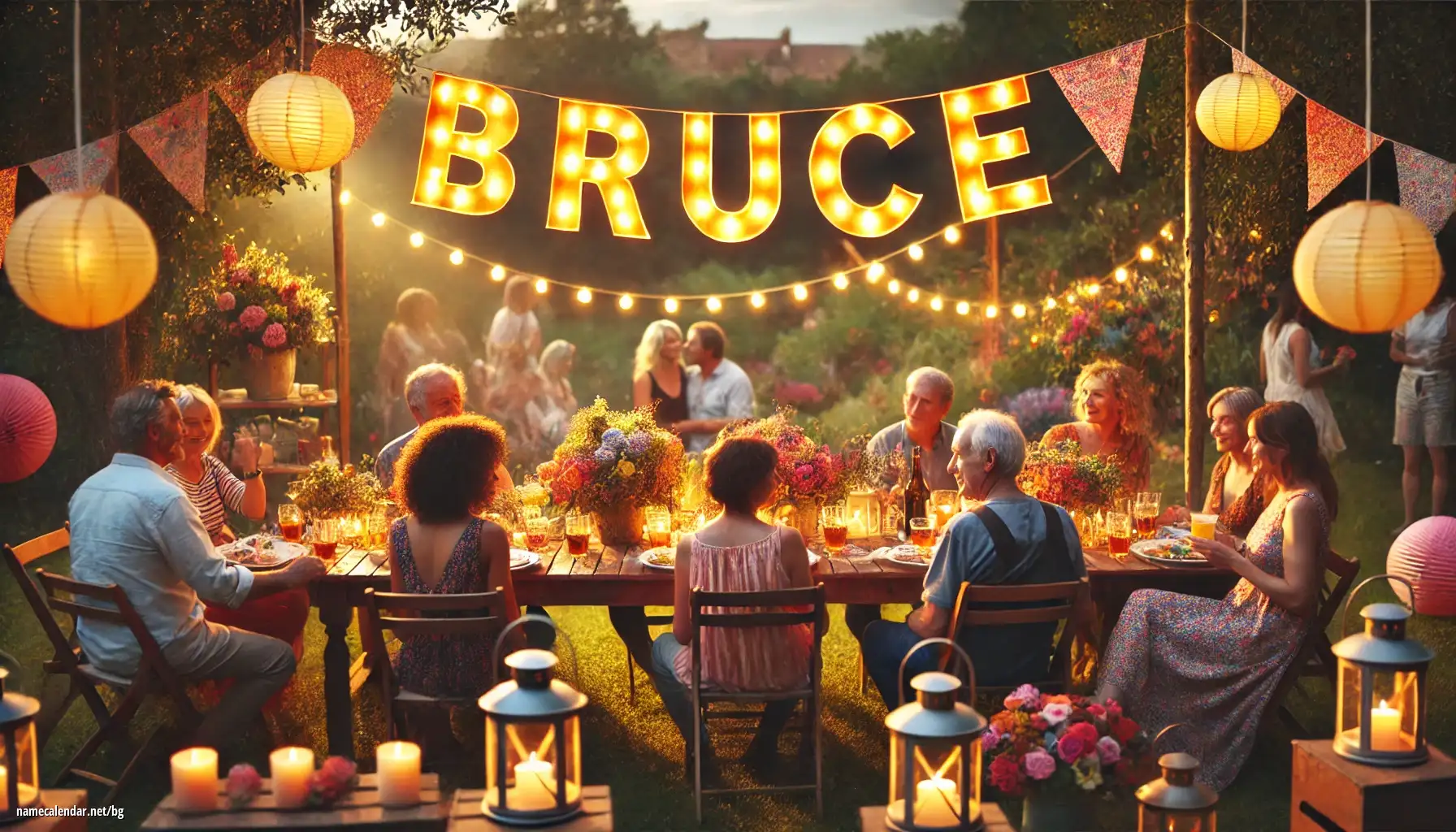 Празнуване на имен ден и име - Bruce