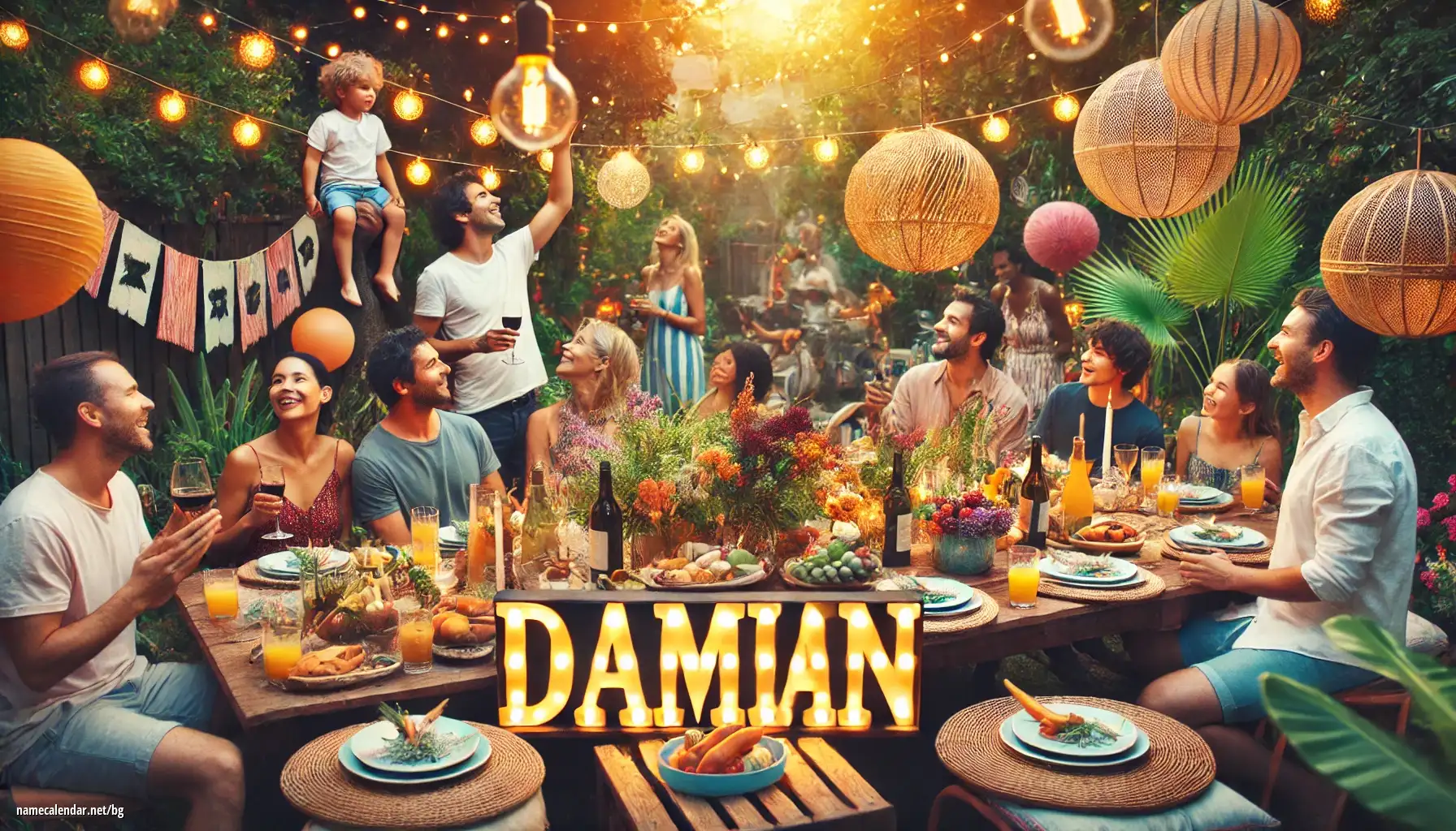 Празнуване на имен ден и име - Damian