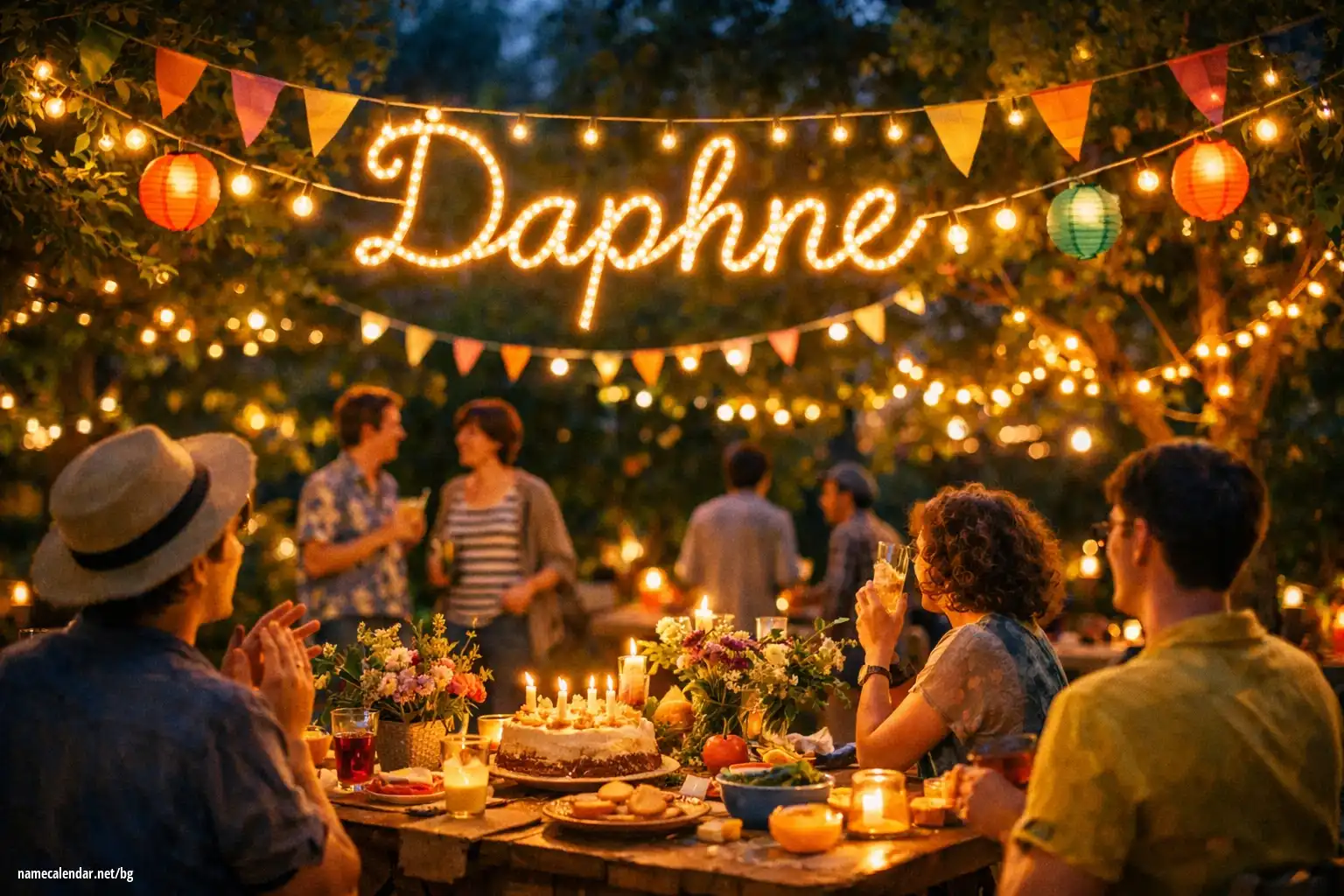 Празнуване на имен ден и име - Daphne