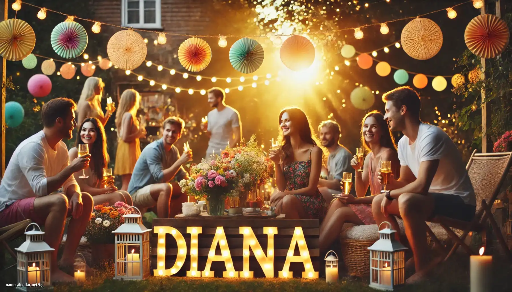 Празнуване на имен ден и име - Diāna