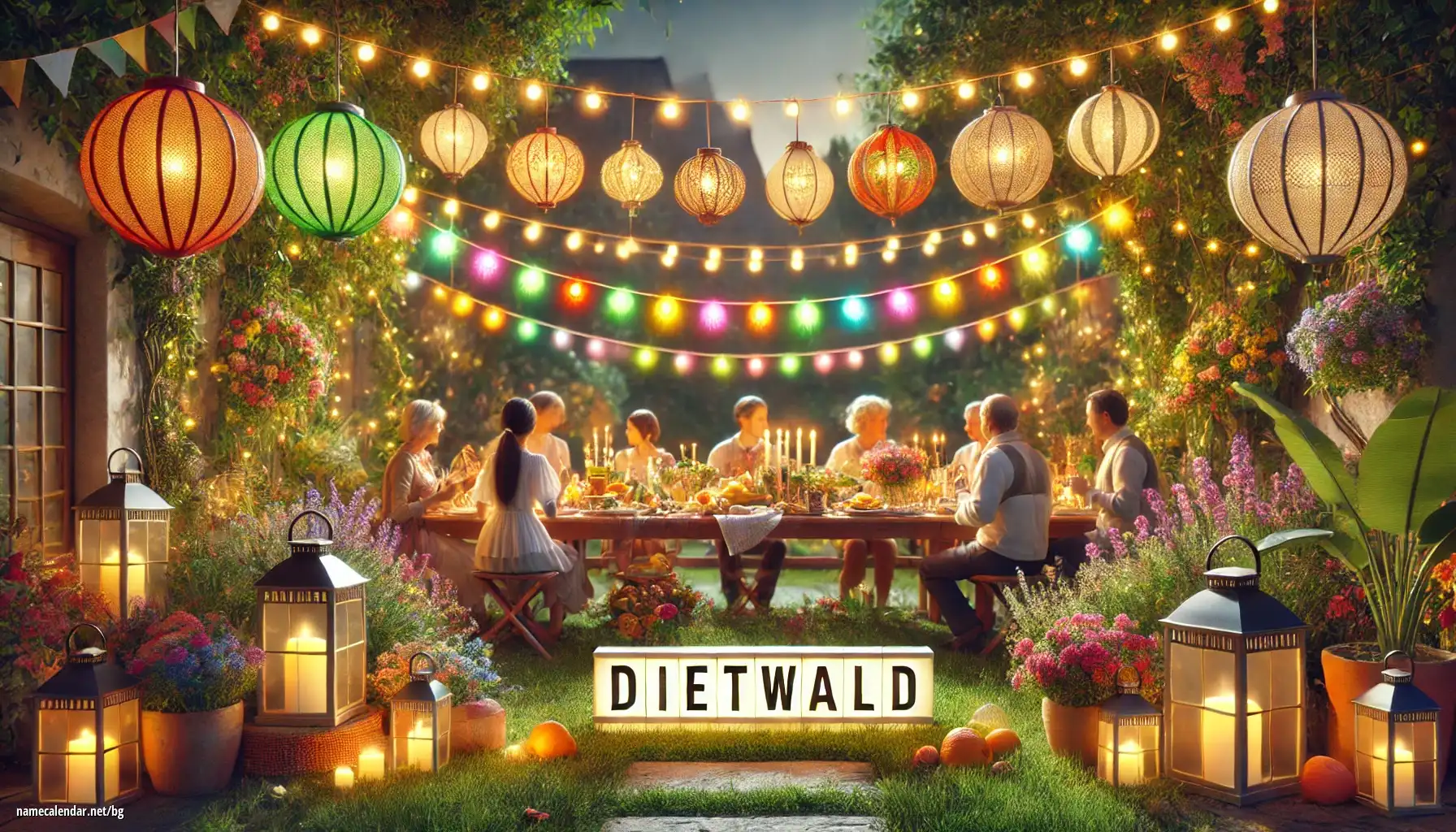 Празнуване на имен ден и име - Dietwald