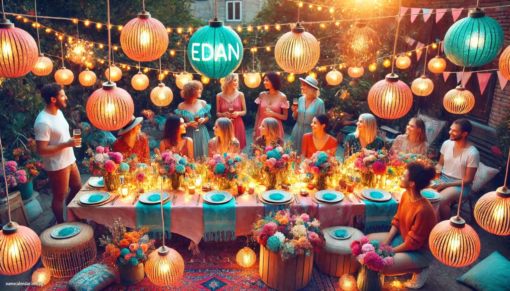 Празнуване на имен ден и име - Edan