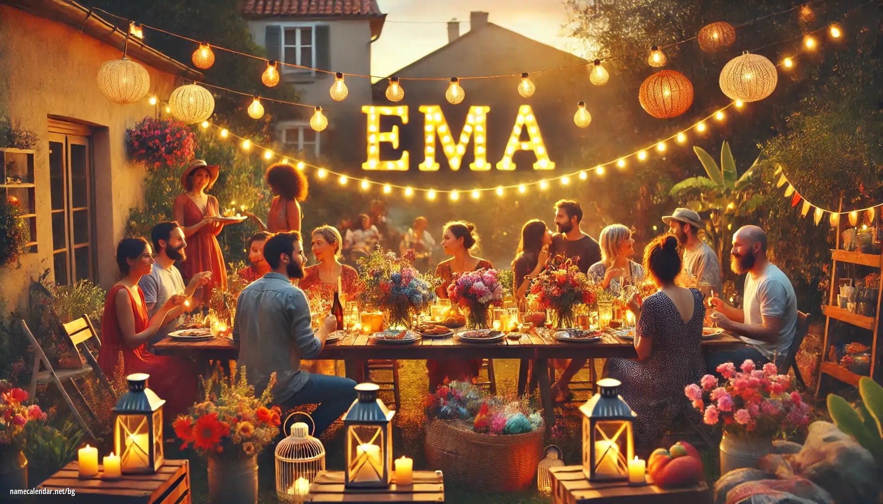 Празнуване на имен ден и име - Ema