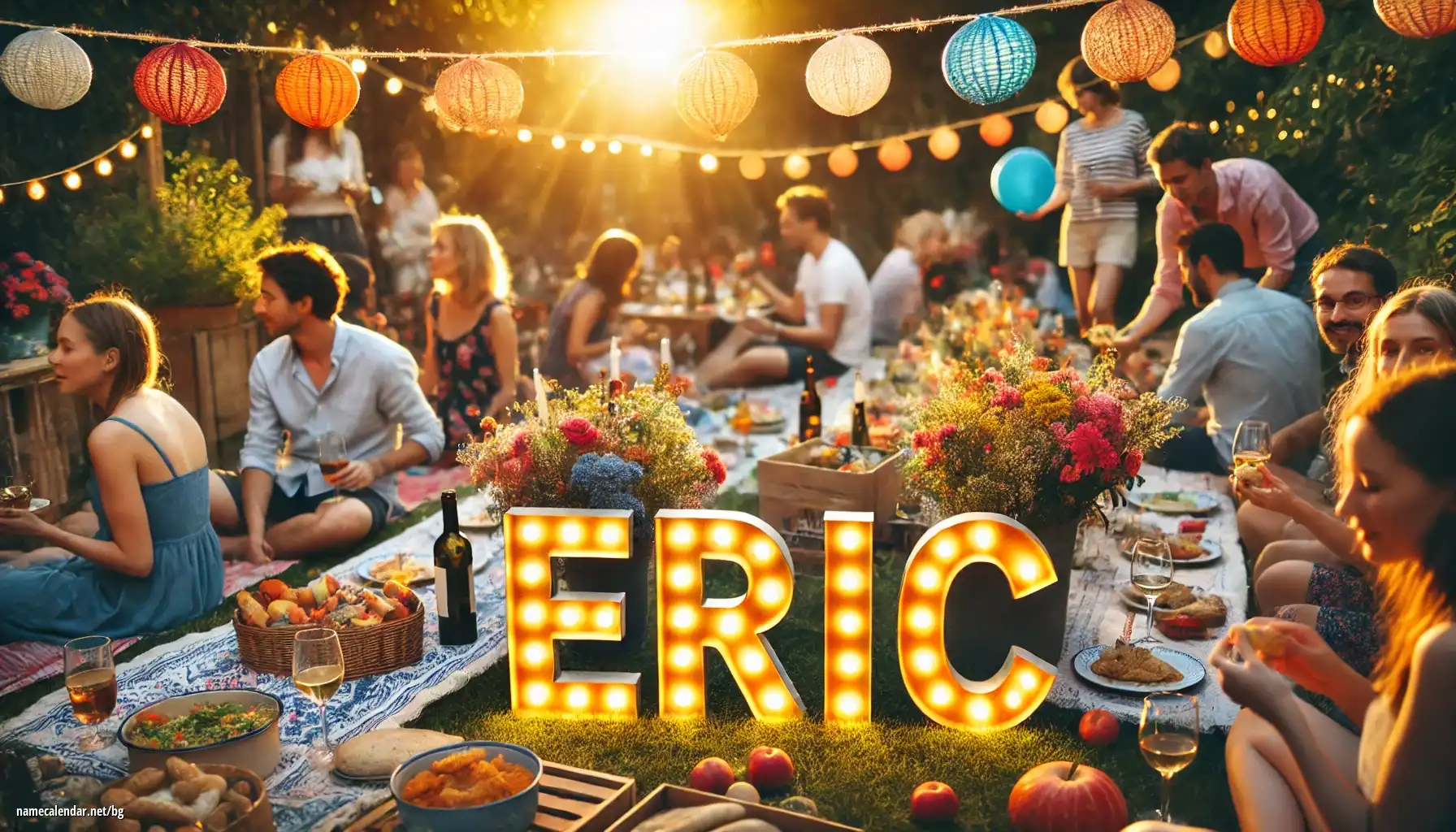 Празнуване на имен ден и име - Eric