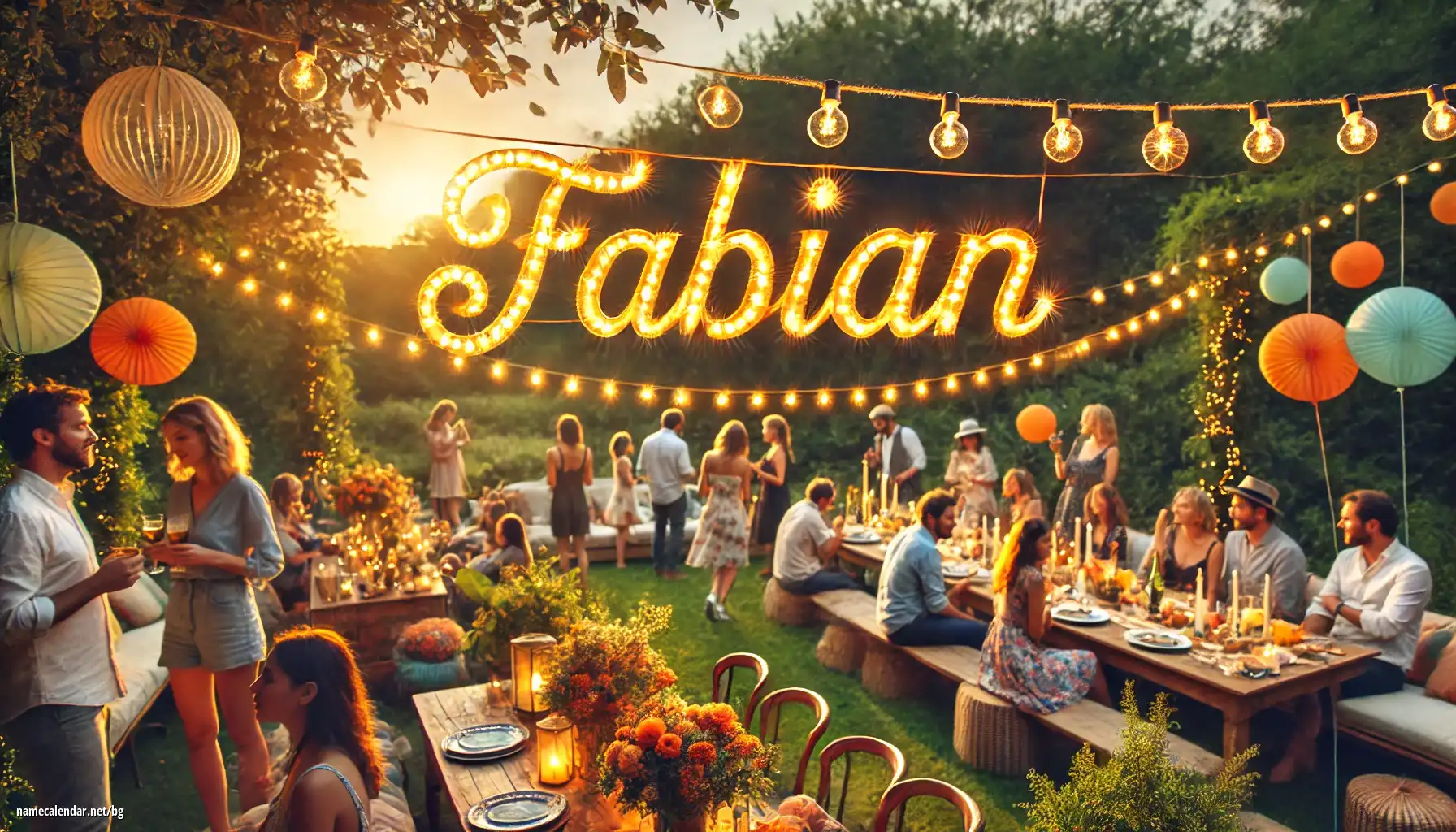 Празнуване на имен ден и име - Fabian