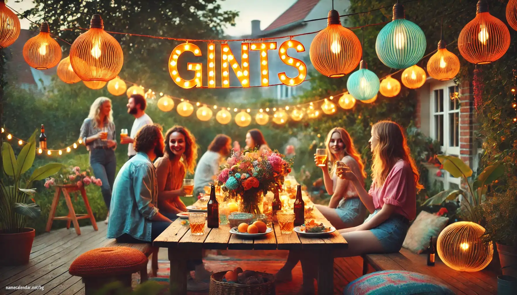 Празнуване на имен ден и име - Gints