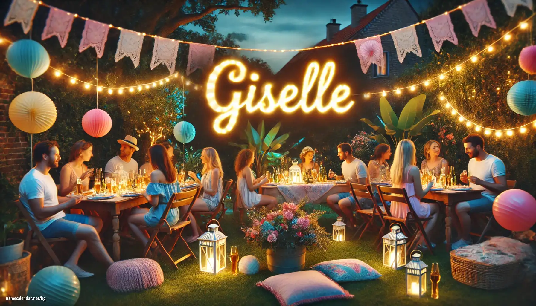 Празнуване на имен ден и име - Giselle