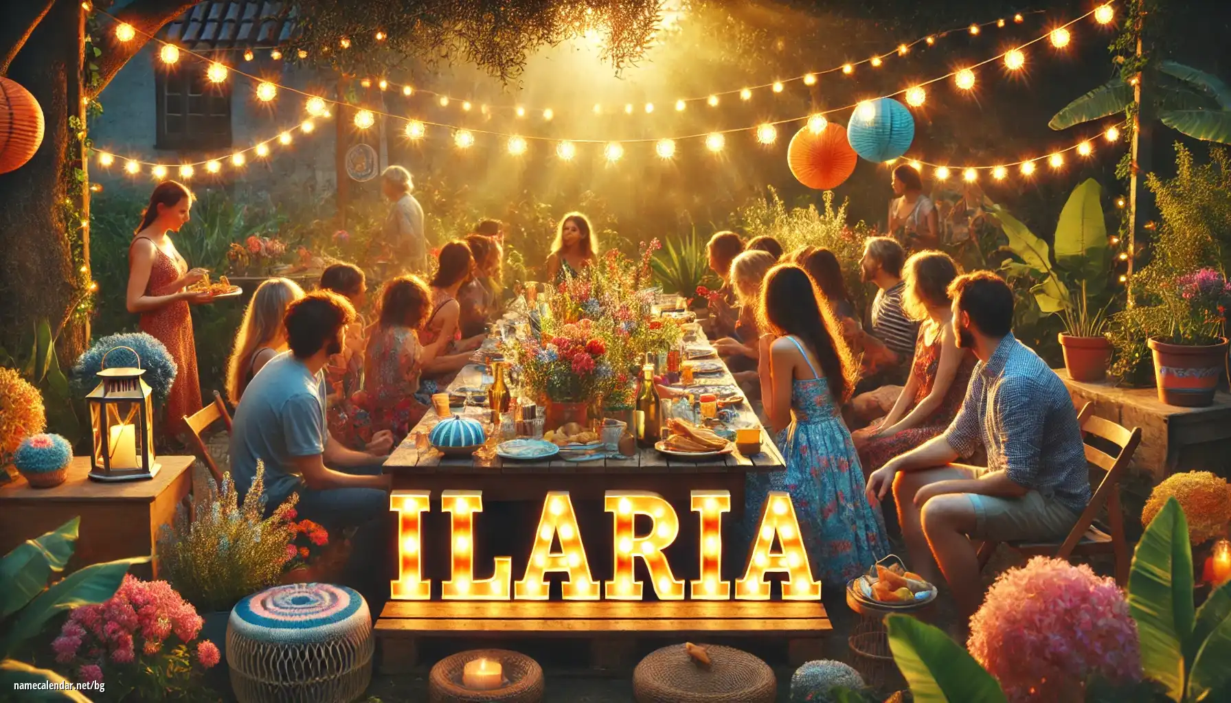 Празнуване на имен ден и име - Ilaria