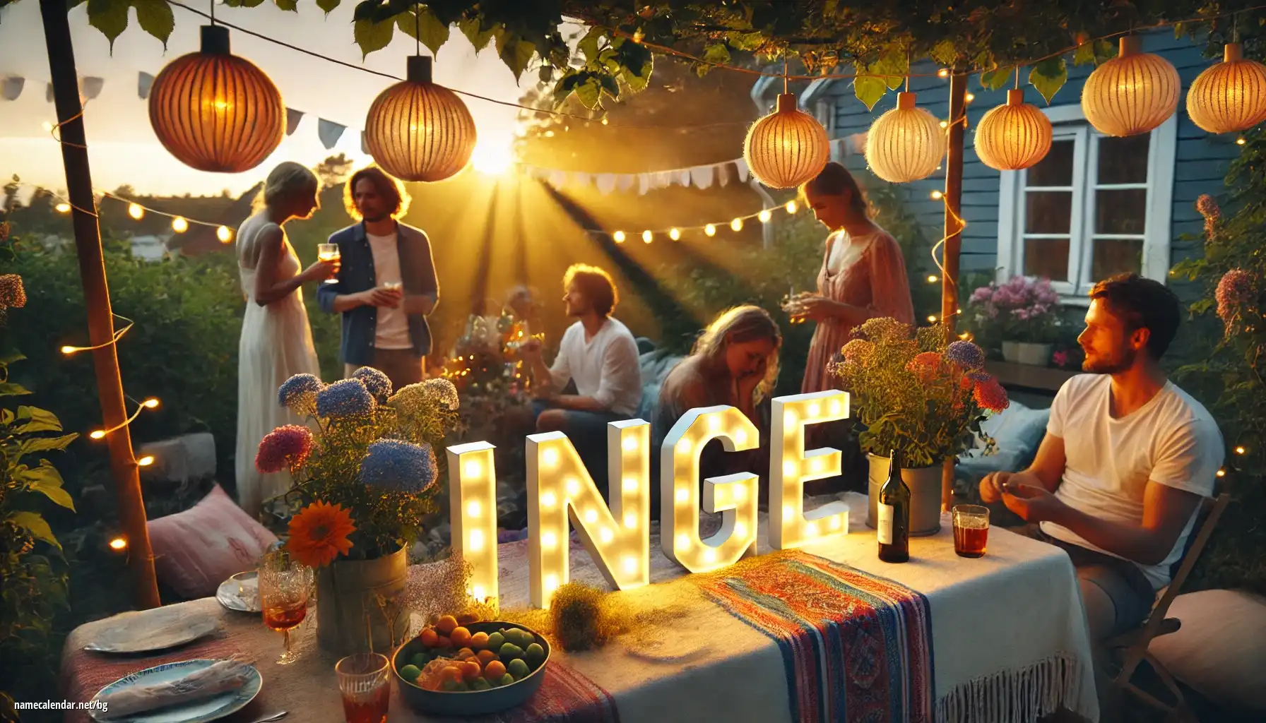 Празнуване на имен ден и име - Inge