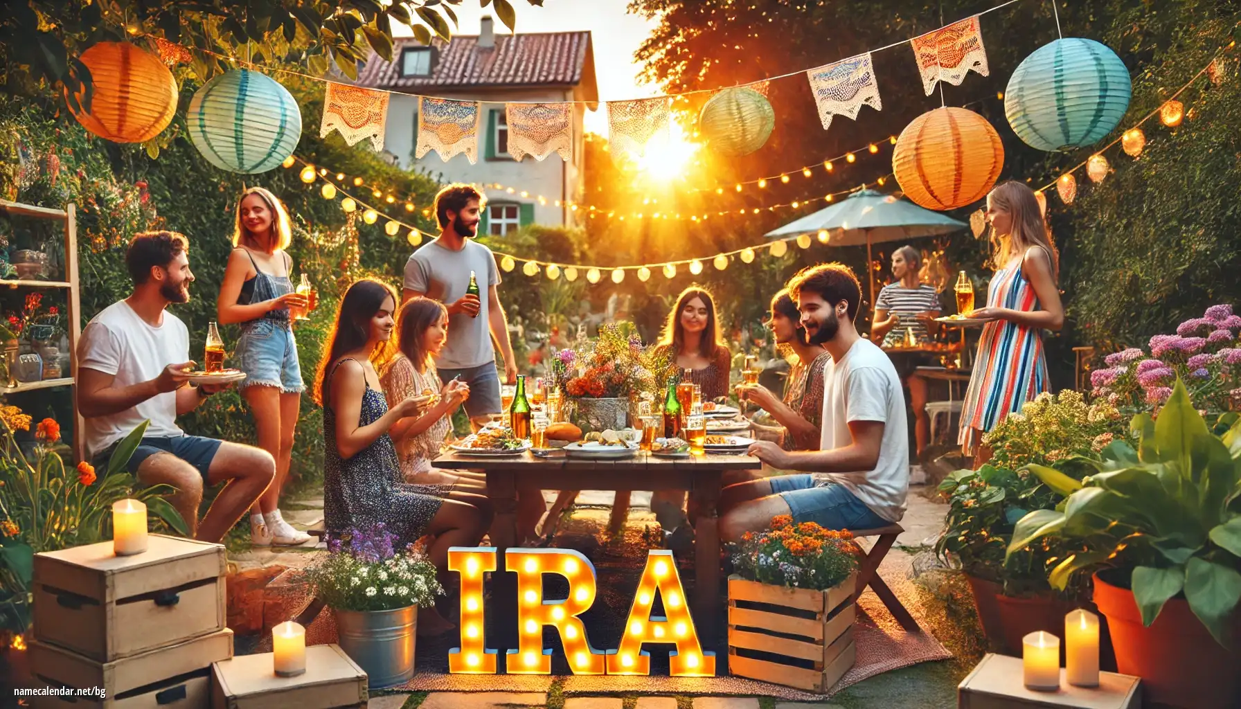 Празнуване на имен ден и име - Ira