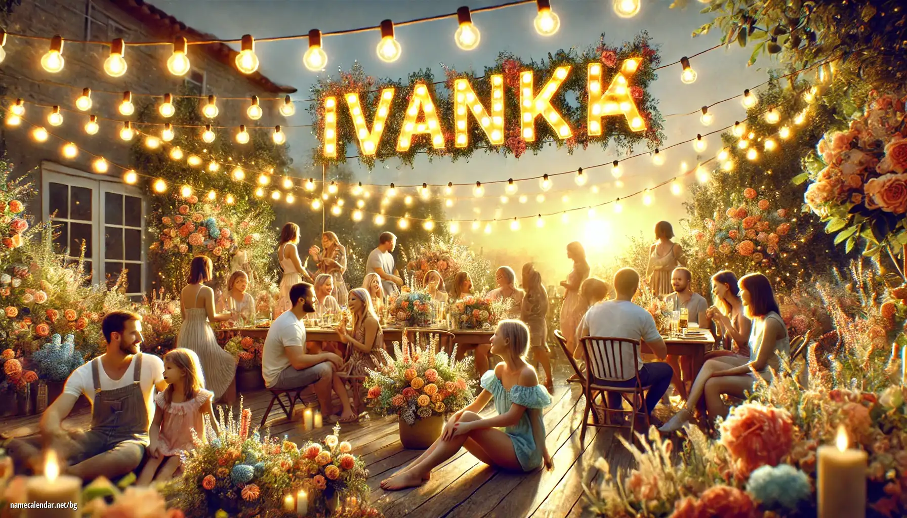 Празнуване на имен ден и име - Ivanka