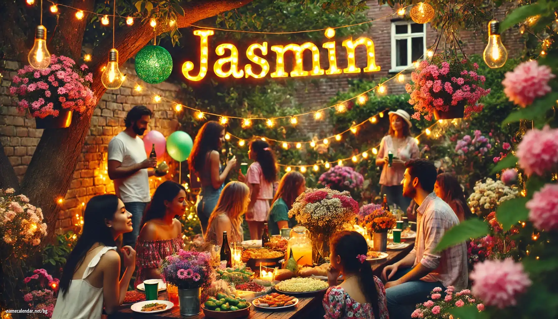 Празнуване на имен ден и име - Jasmin