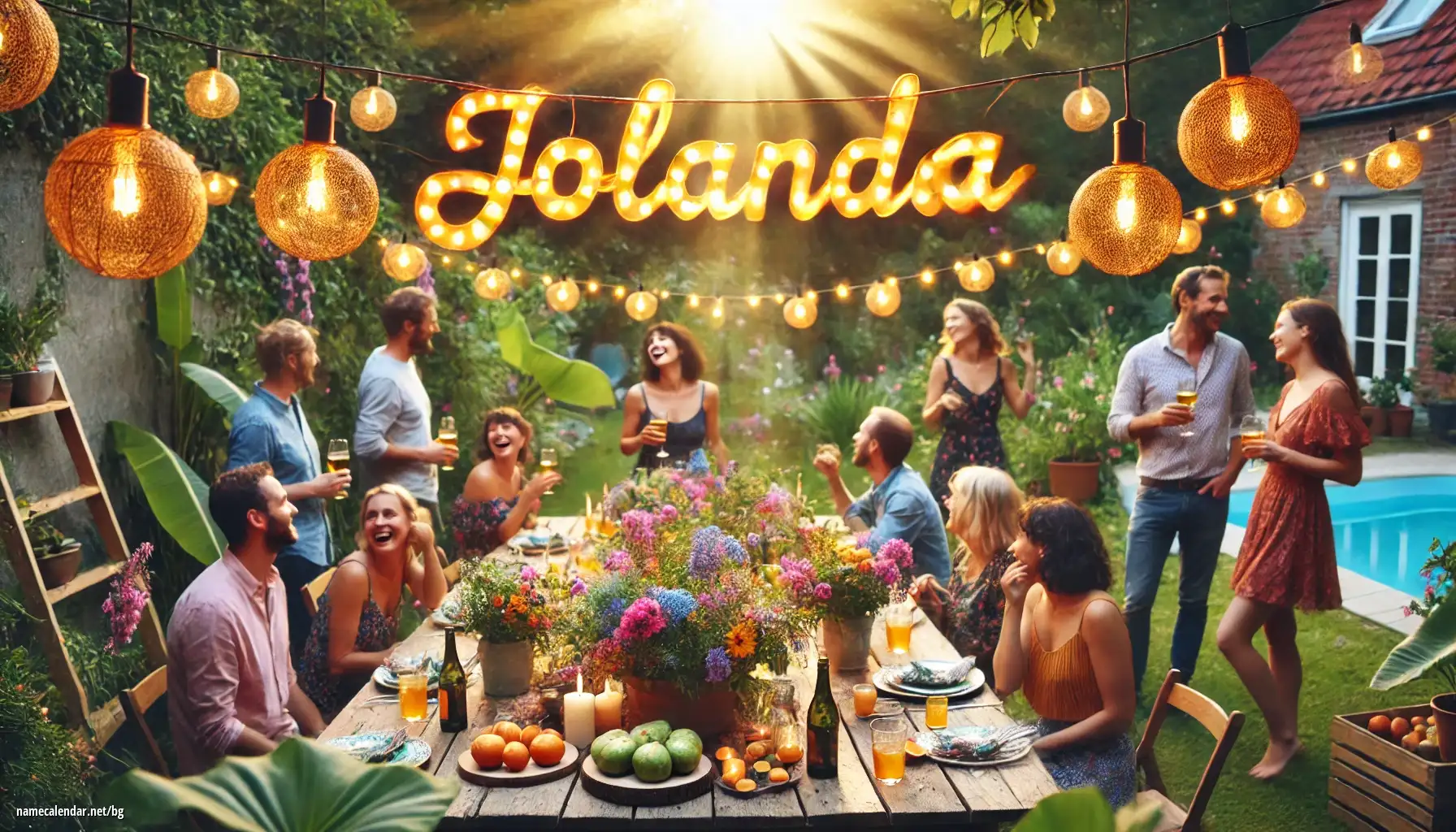 Празнуване на имен ден и име - Jolanda