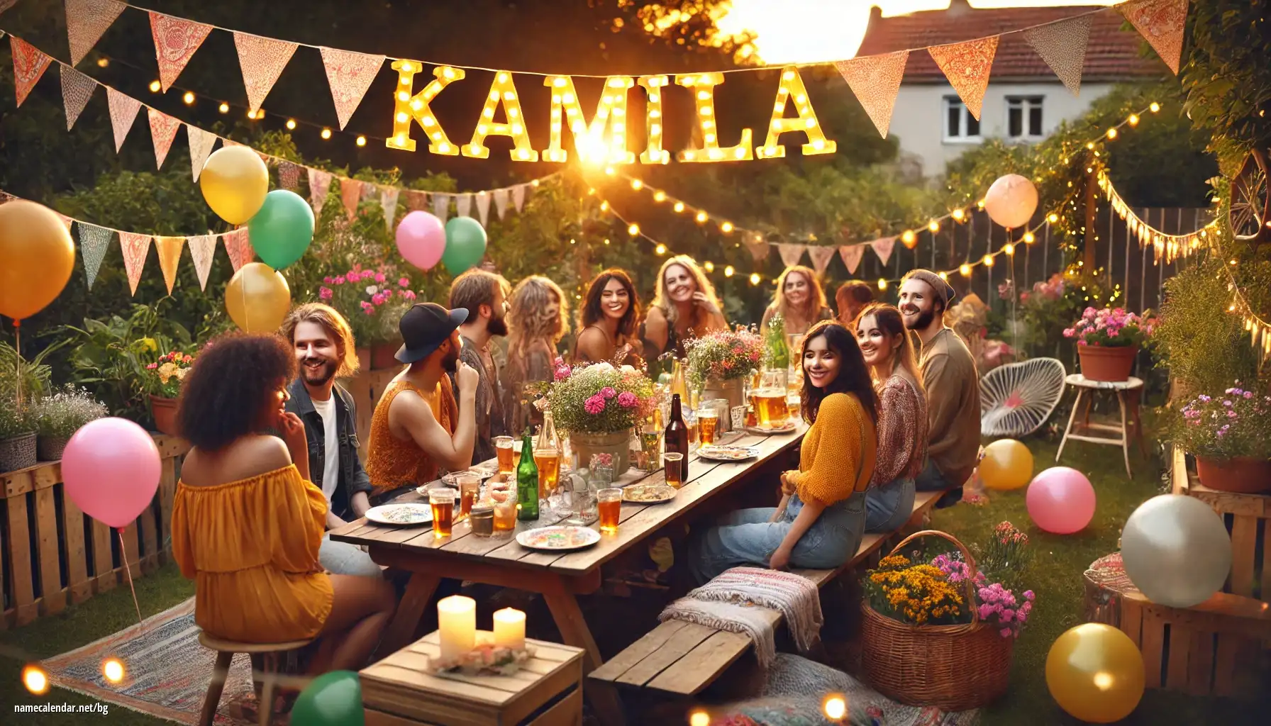 Празнуване на имен ден и име - Kamila
