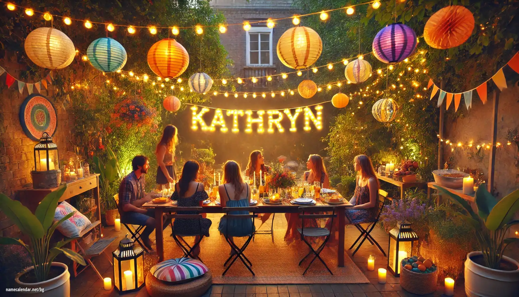 Празнуване на имен ден и име - Kathryn