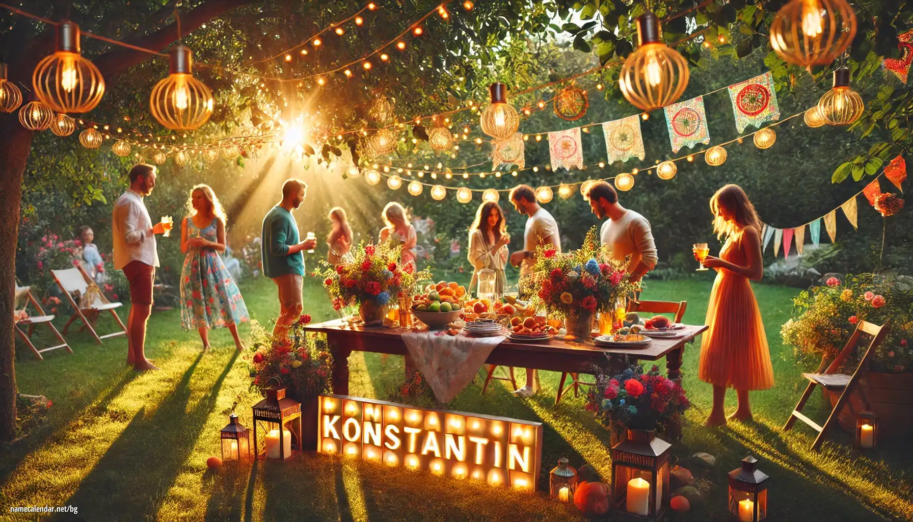 Празнуване на имен ден и име - Konstantin