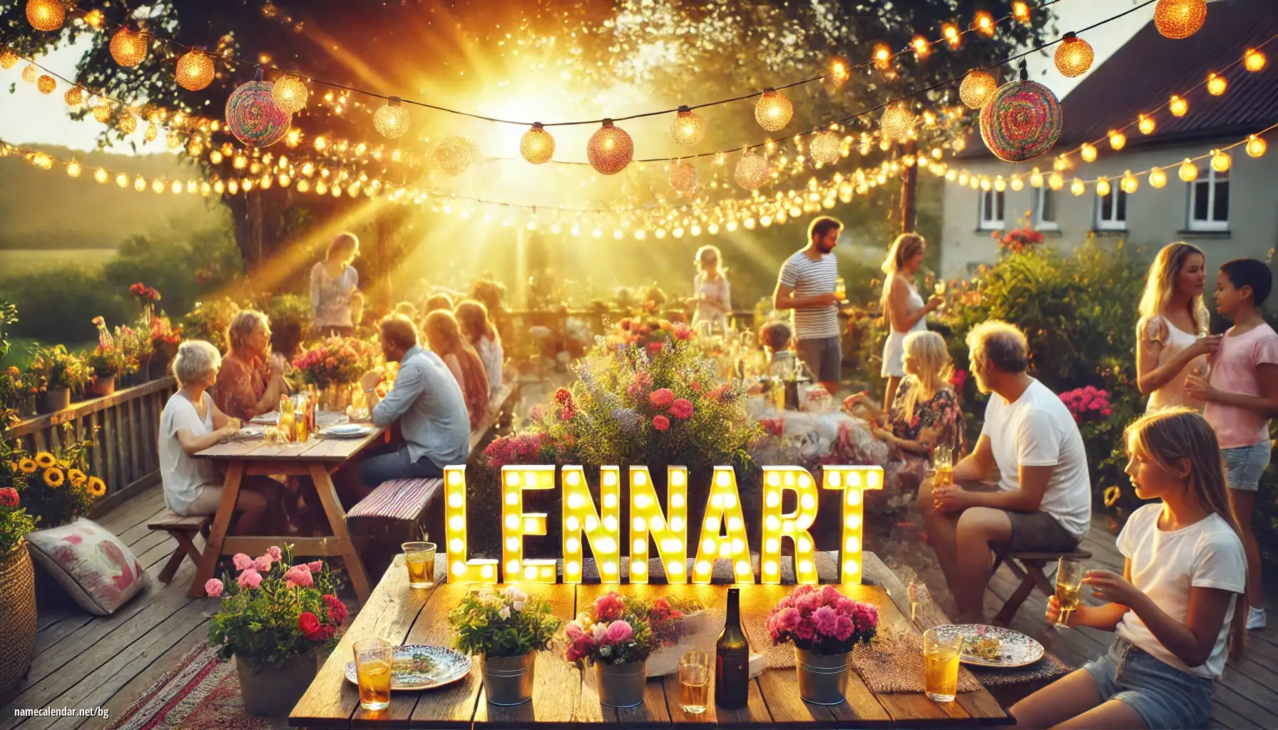 Празнуване на имен ден и име - Lennart