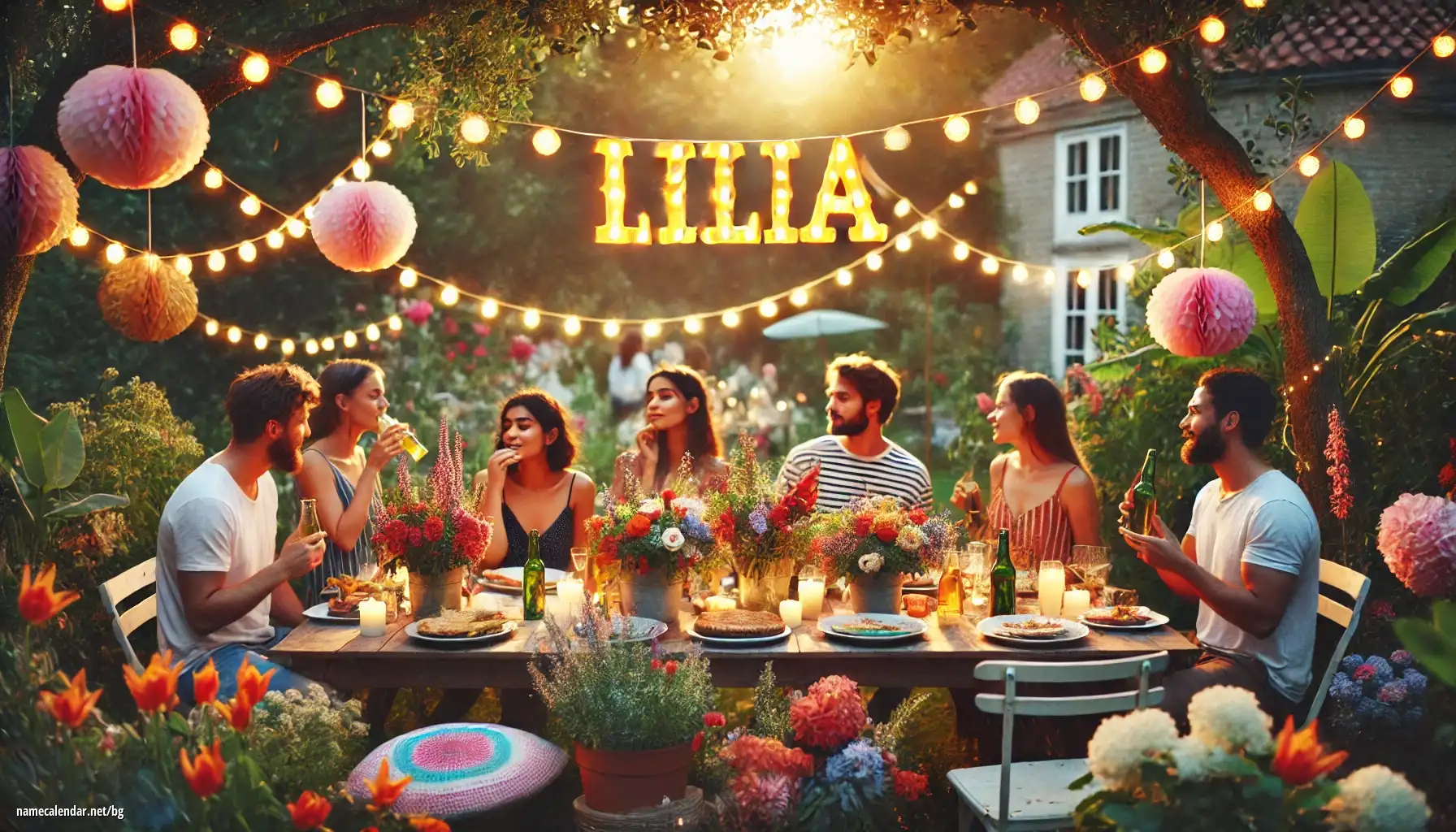 Празнуване на имен ден и име - Lilia