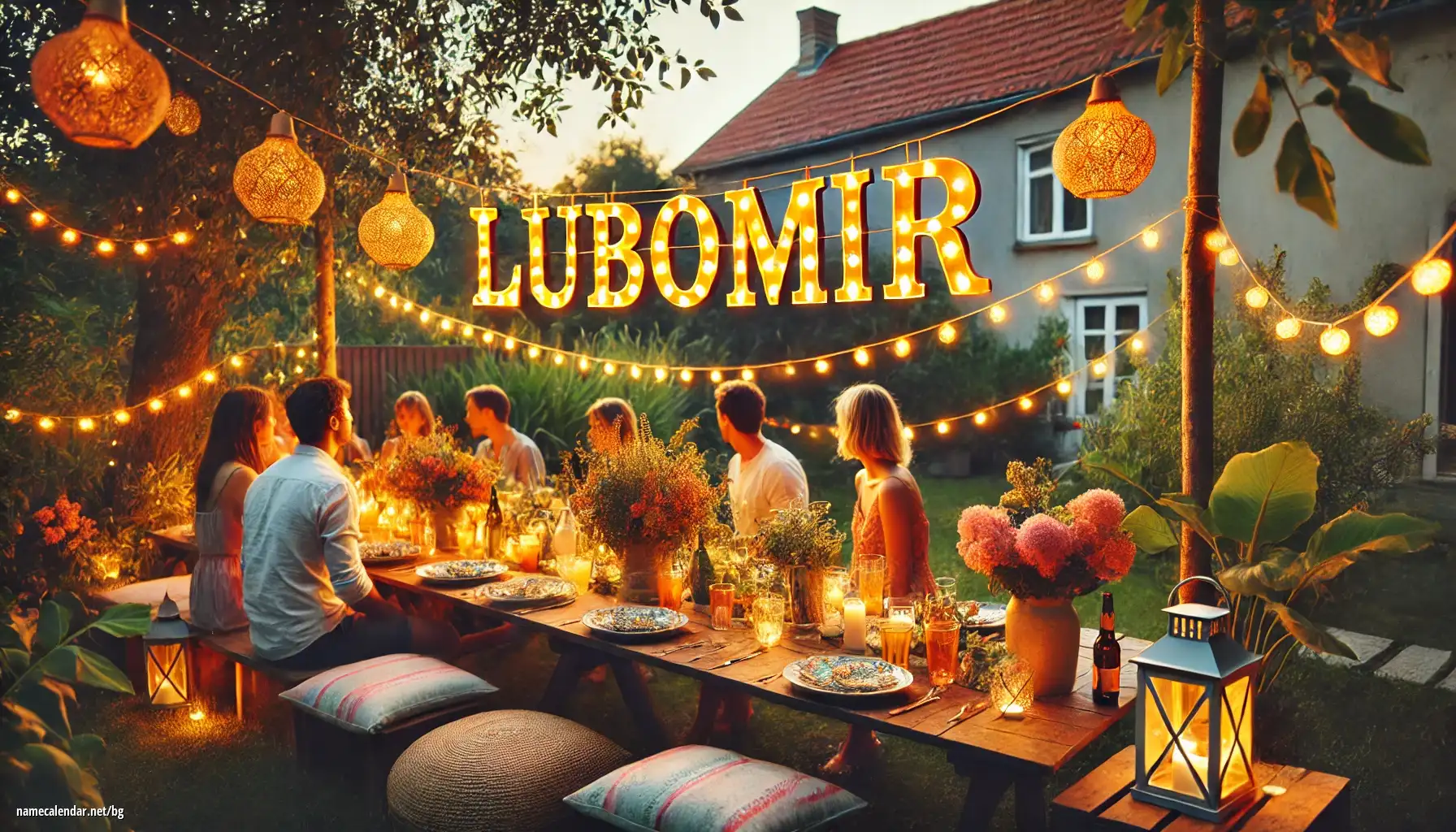 Празнуване на имен ден и име - Lubomír